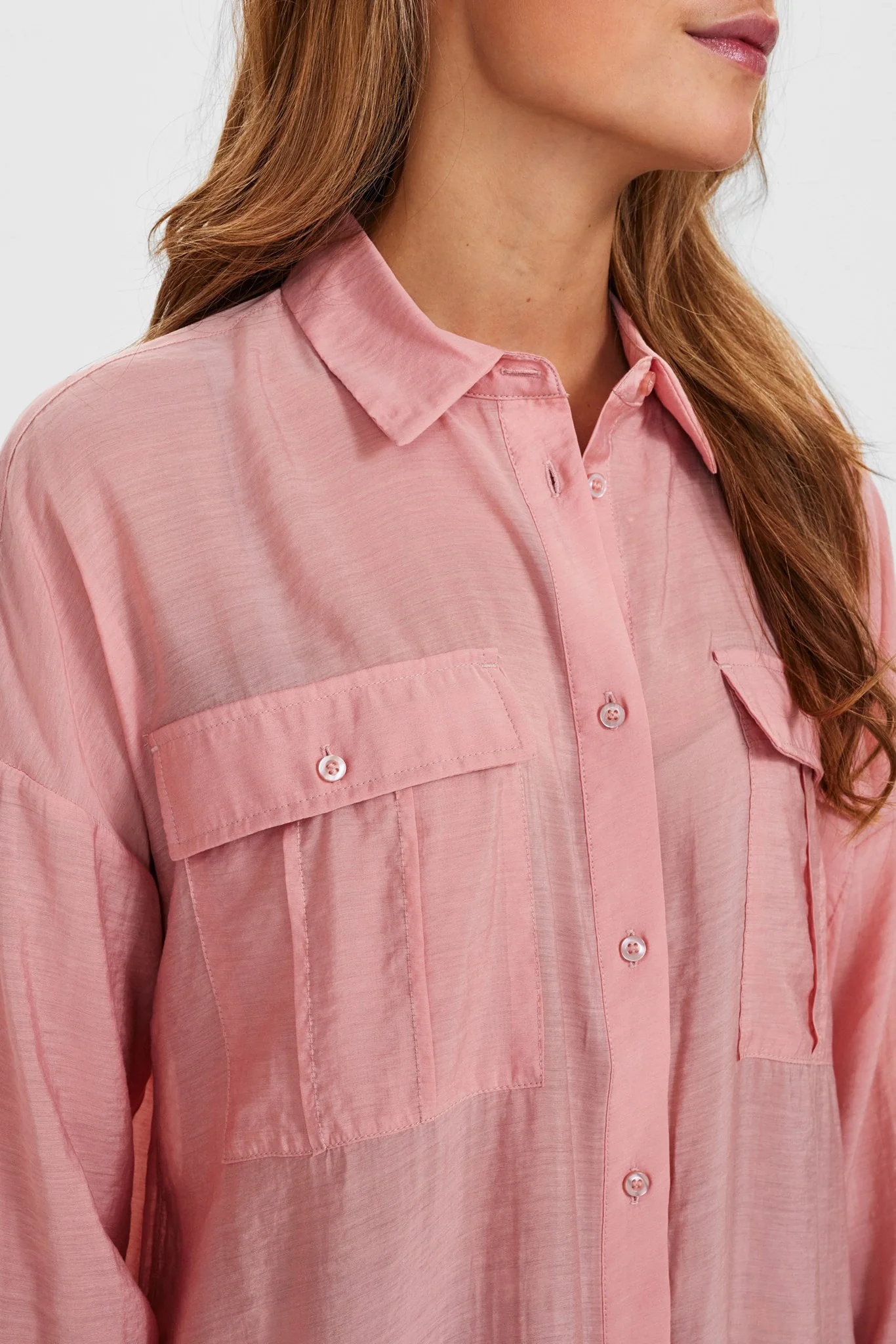 NUELINAM LS SHIRT - Mellow Rose - Image 4