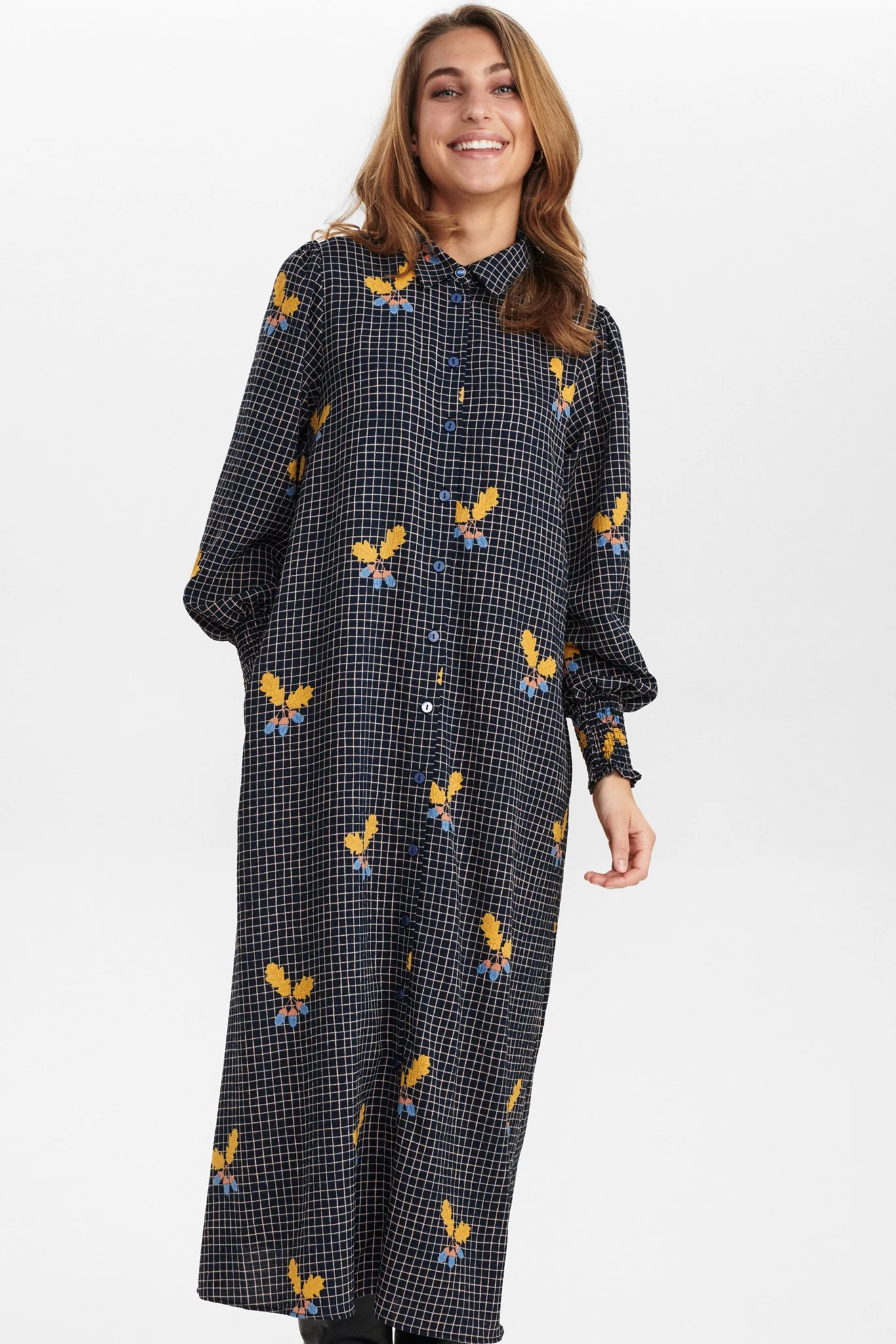 NUELINE DRESS - Dark Sapphire