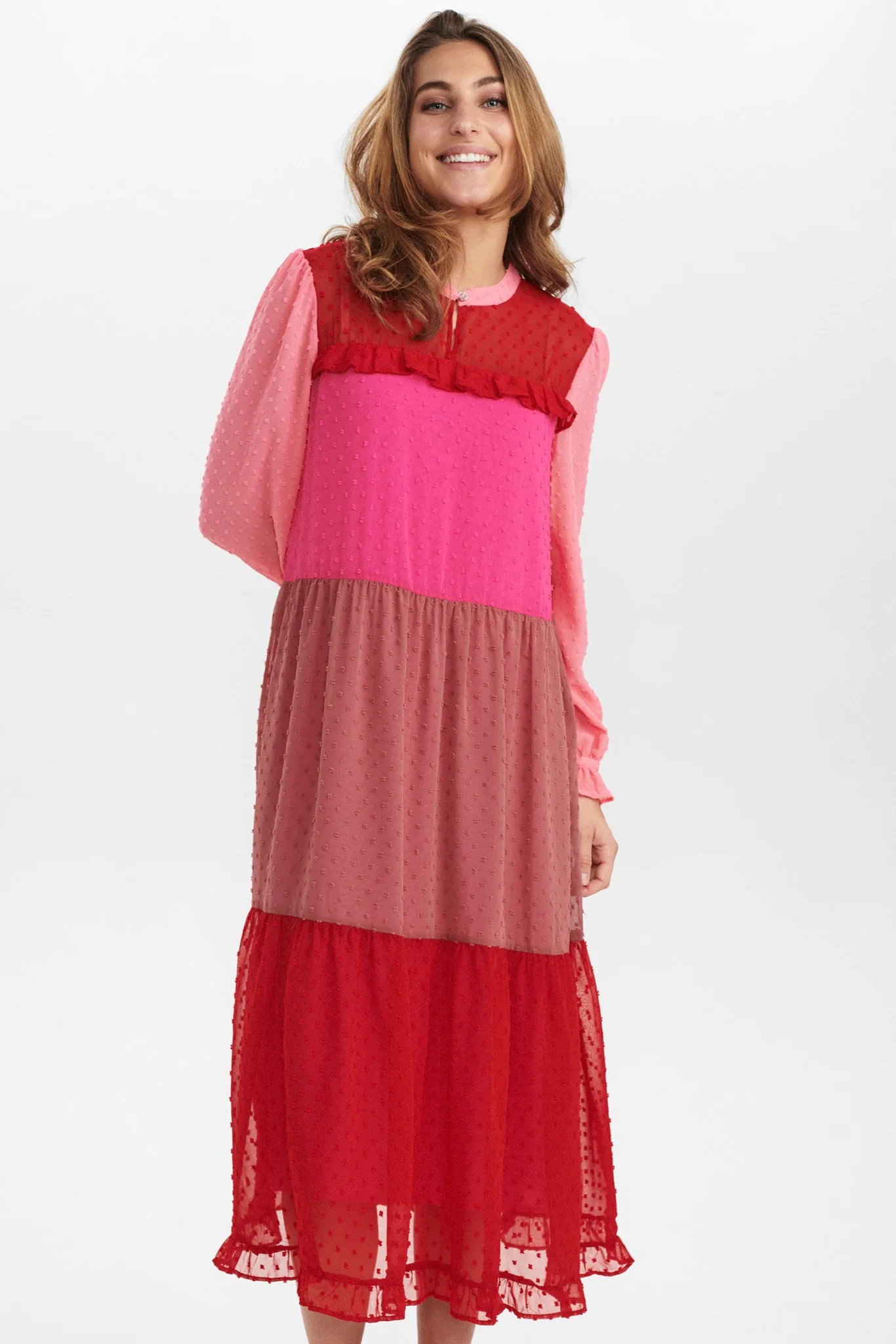NUELINORA DRESS - Molten Lava