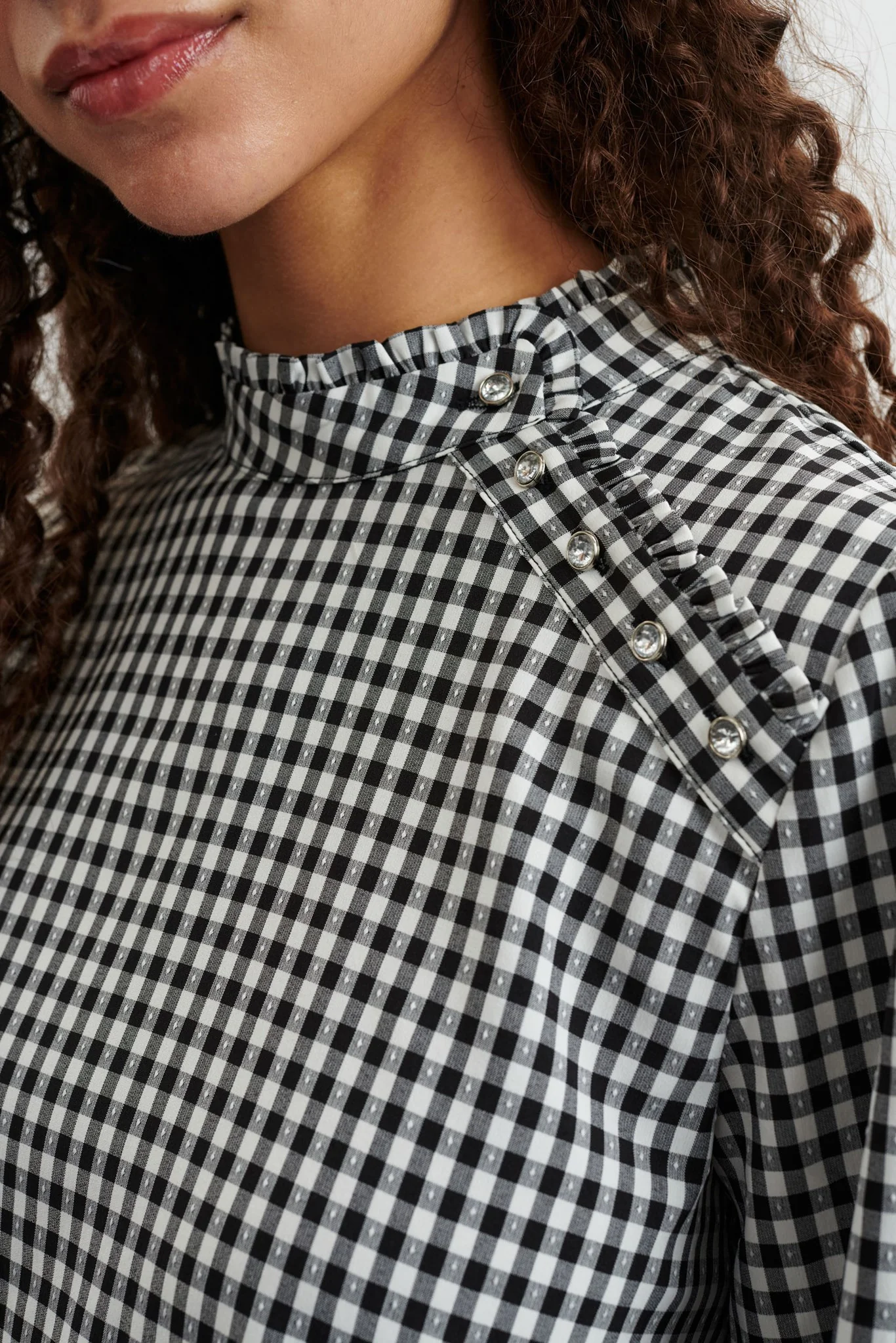 NUELLA BLOUSE - Caviar - Image 4