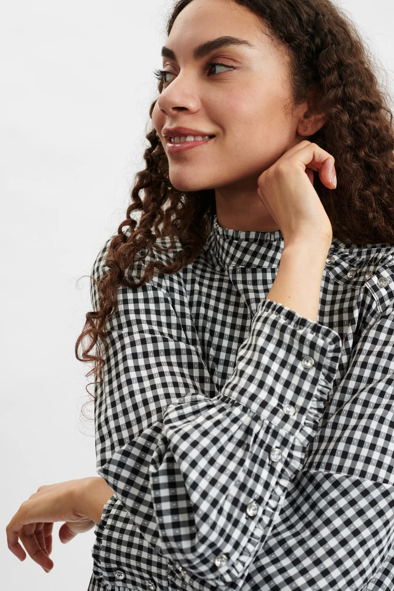 NUELLA BLOUSE - Caviar - Image 6