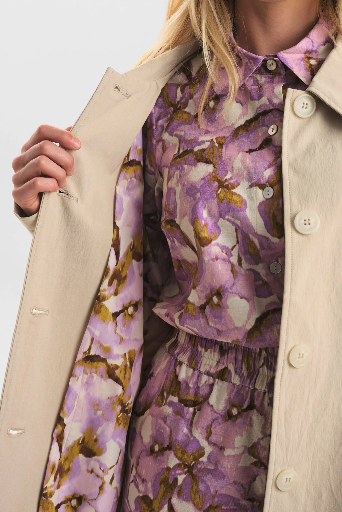 NUELLA COAT - Hummus - Image 5