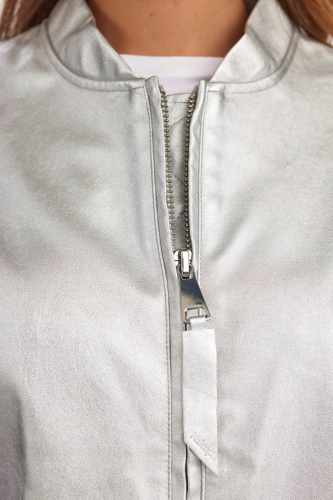 NUELLANORA METALLIC JACKET - Silver - Image 4