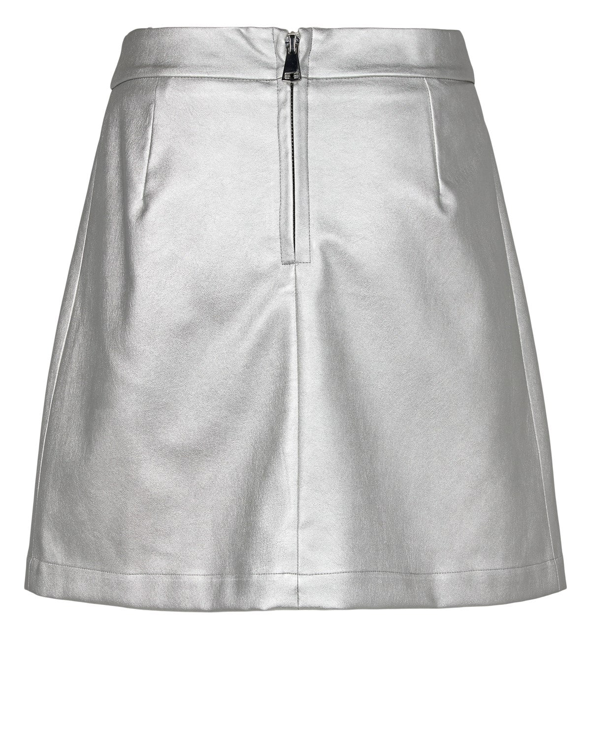 NUELLANORA METALLIC SKIRT - Silver - Image 7