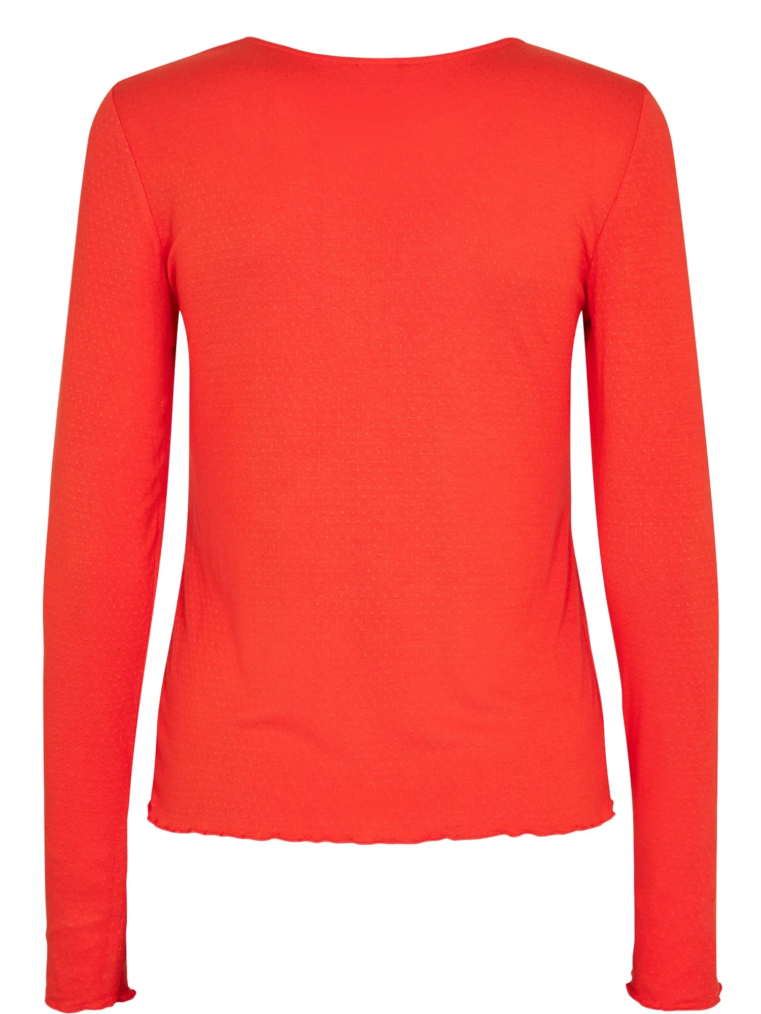 NUELMA LS TEE - Red Orange - Image 2
