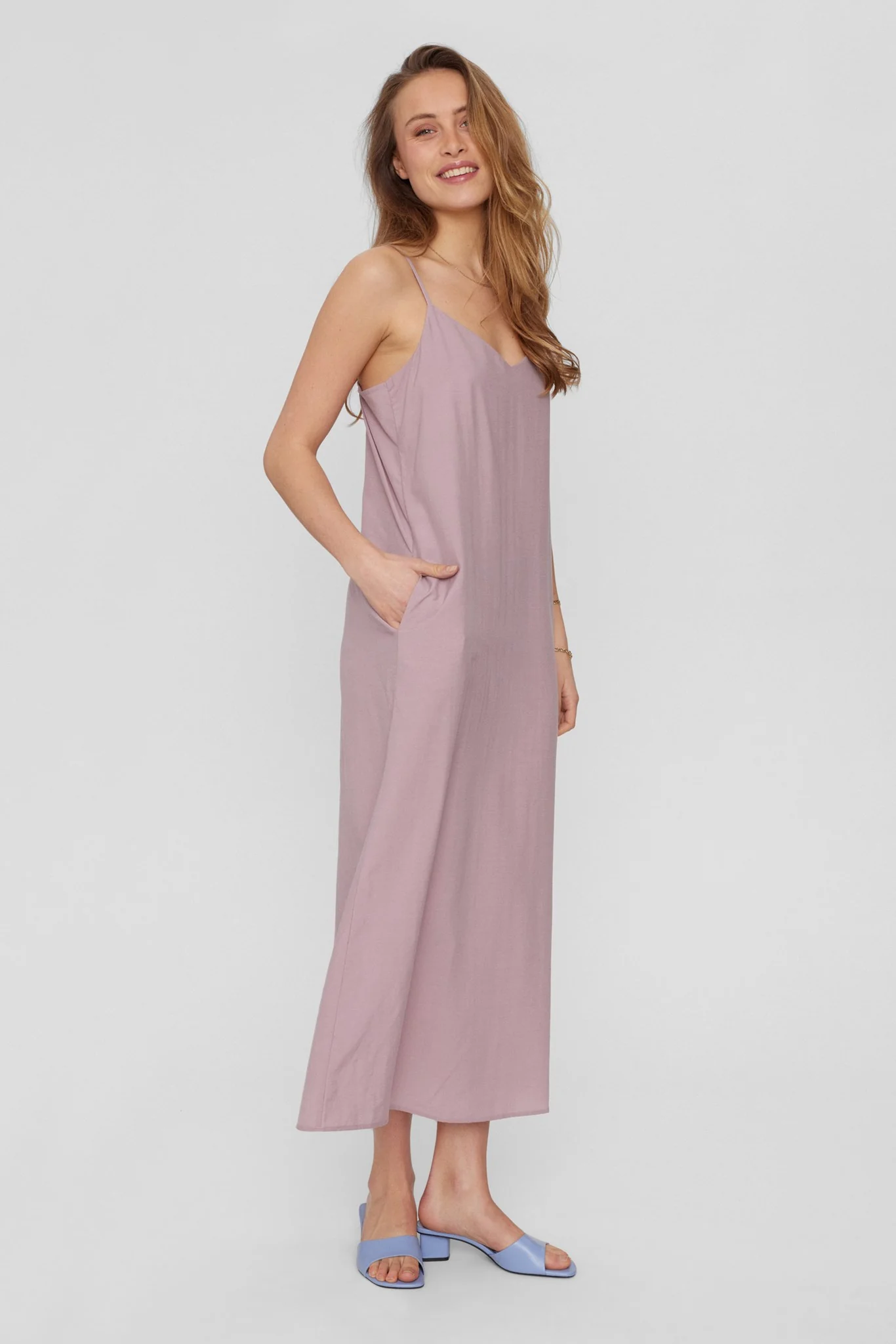 NUEMMA DRESS - Mauve Shadows