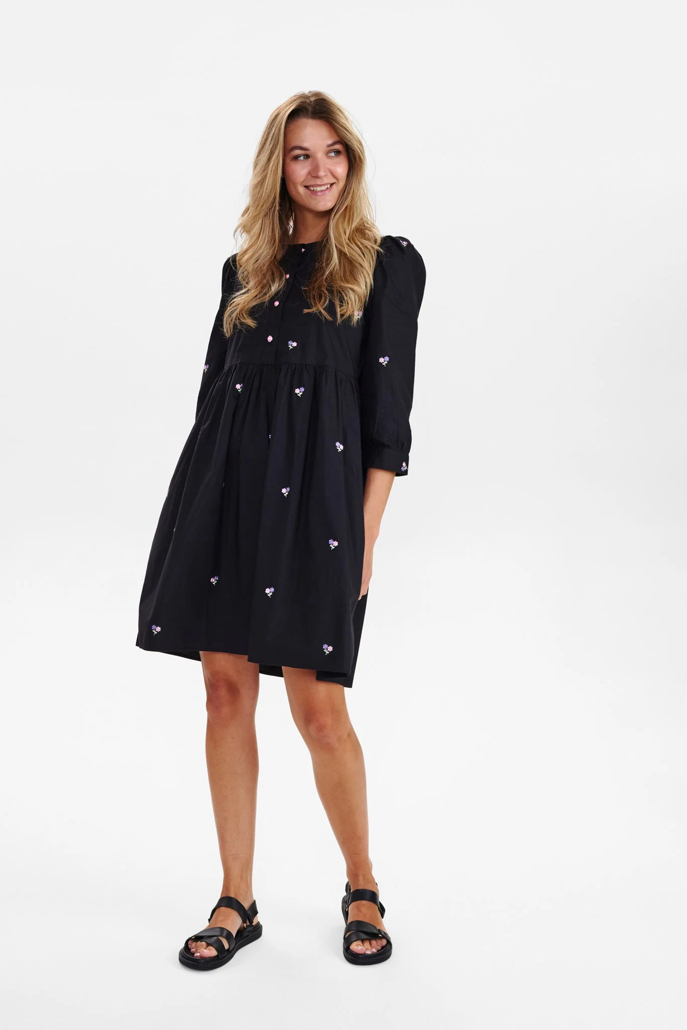 NUEMMELINE DRESS - Caviar - Image 3