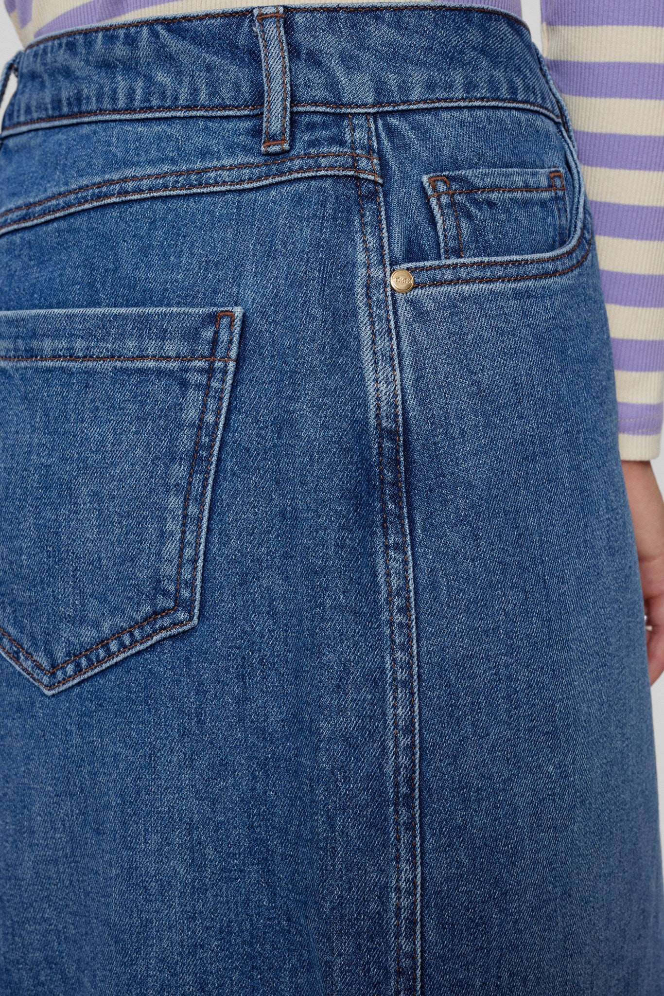 NUEMMY SKIRT - Medium Blue Denim - Image 5