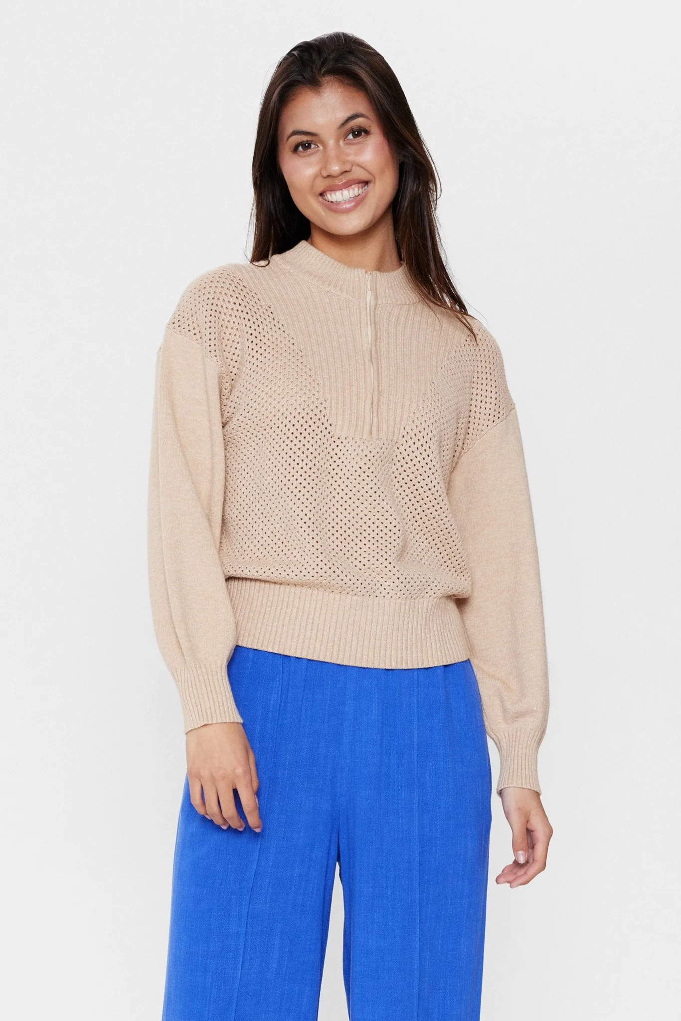NUEPPI PULLOVER - Praline
