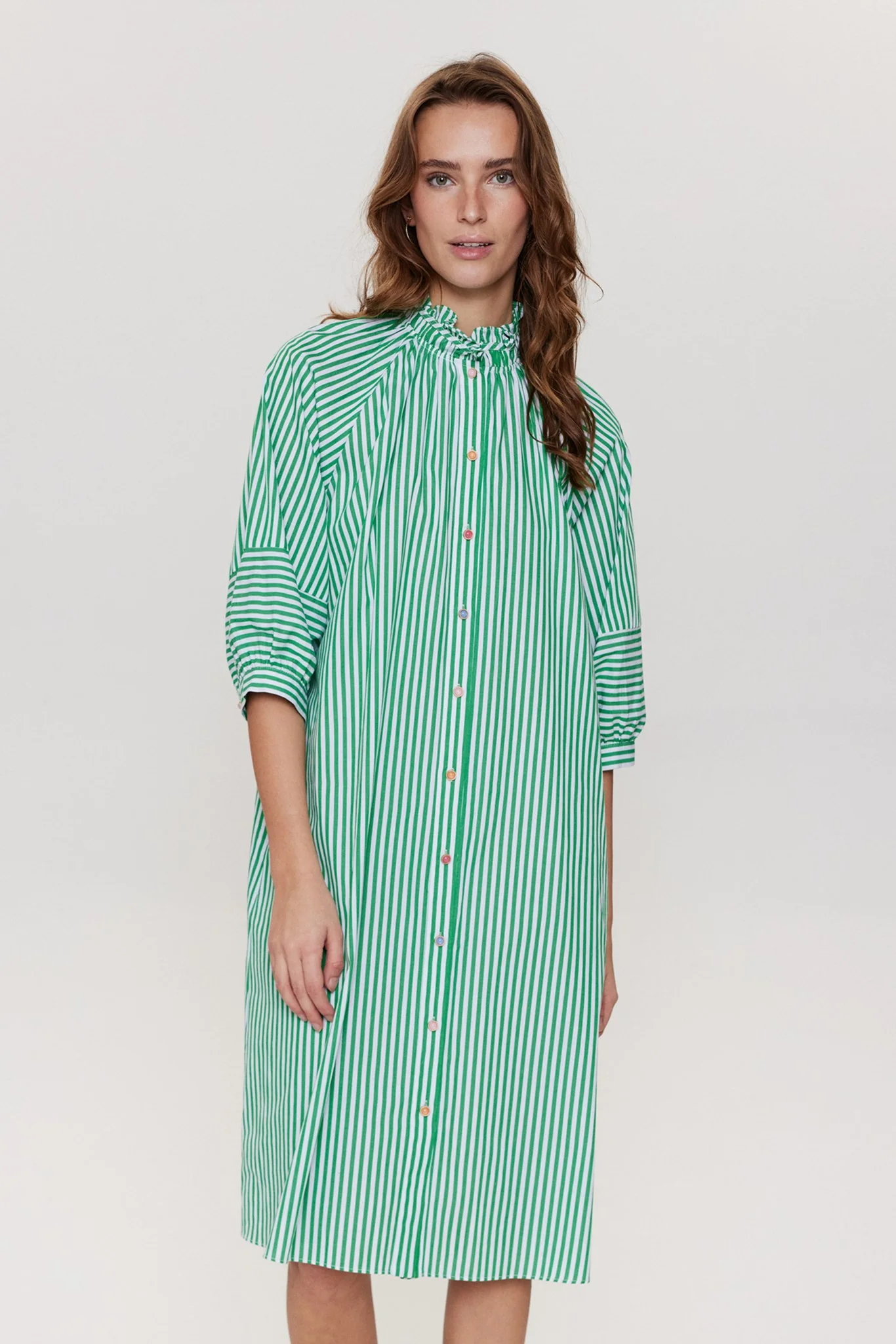 NUERICA DRESS - Green Spruce
