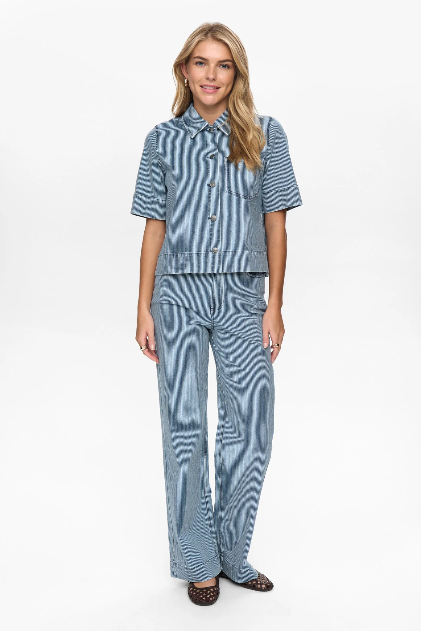 NUERINA SHIRT - Medium Blue Denim - Image 3