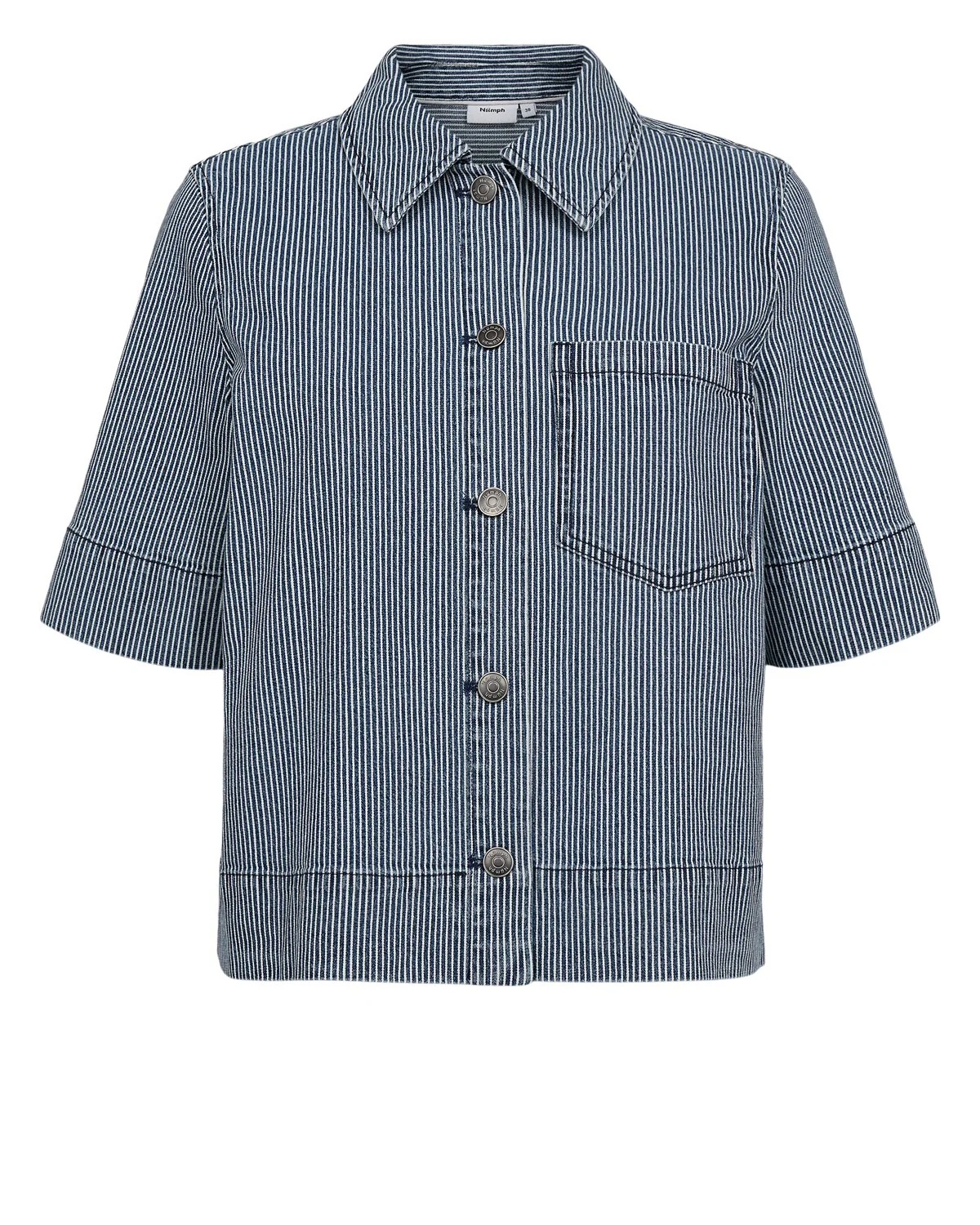 NUERINA SHIRT - Medium Blue Denim - Image 6