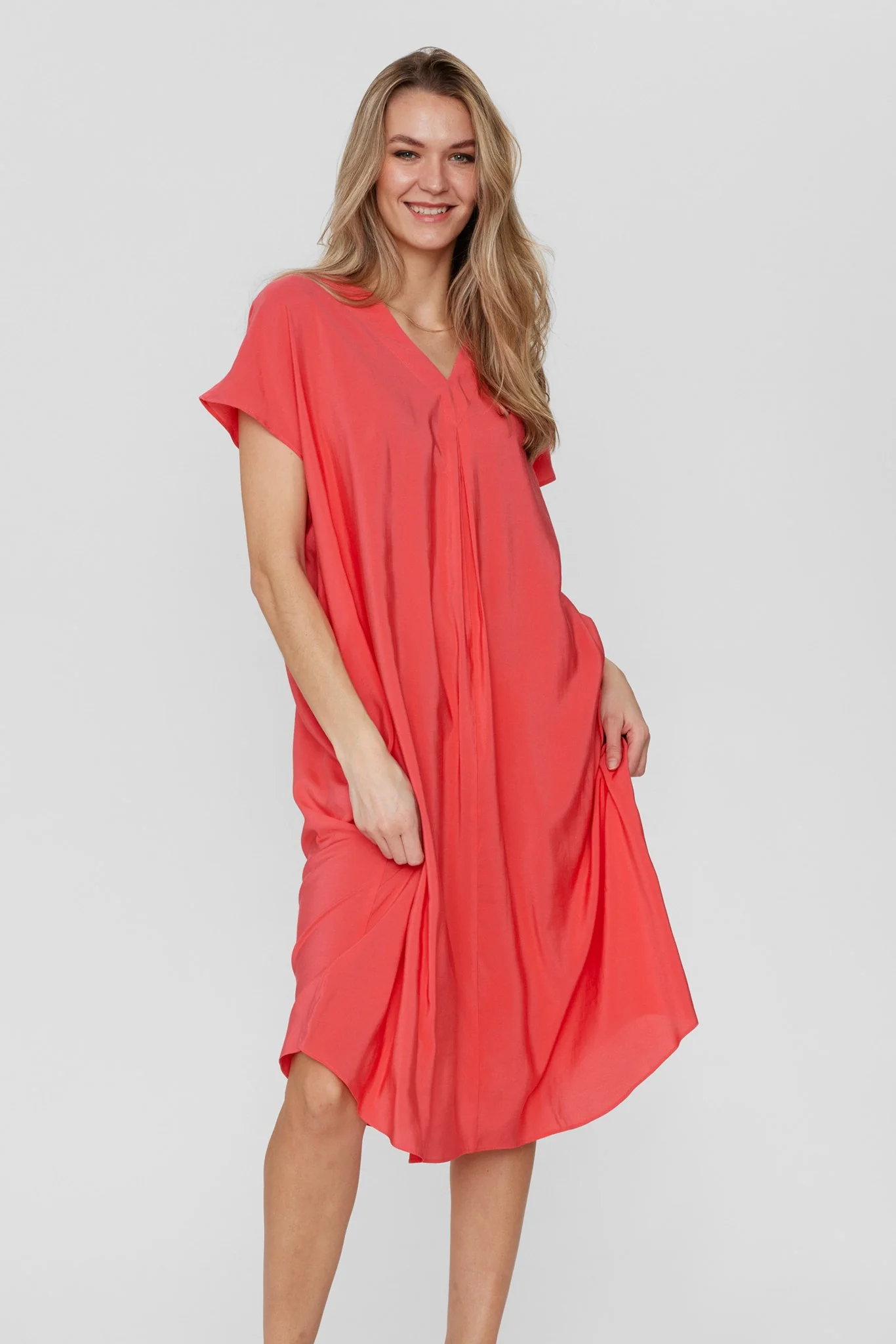 NUESSY DRESS - Teaberry