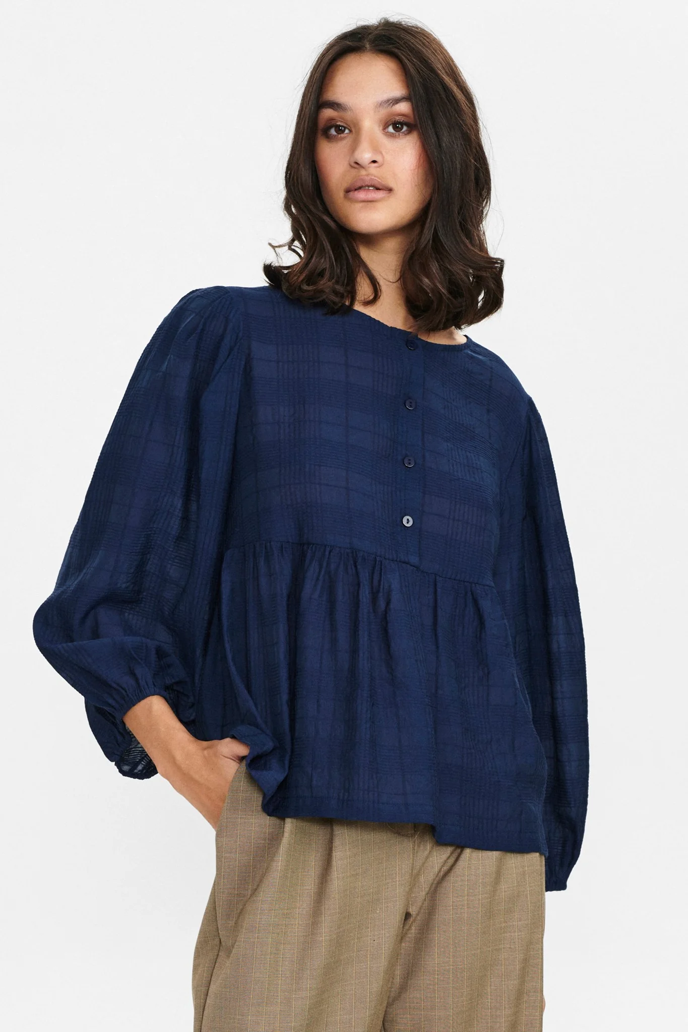 NUESTER  SHIRT - Dark Sapphire