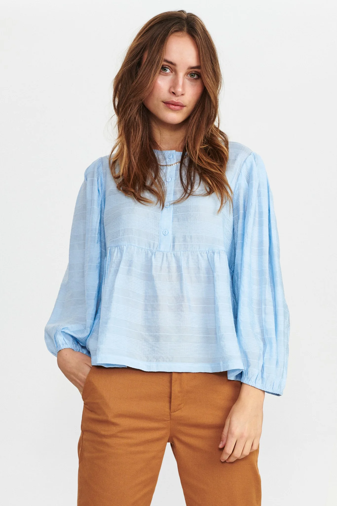 NUESTER  SHIRT - Della Robbia Blue