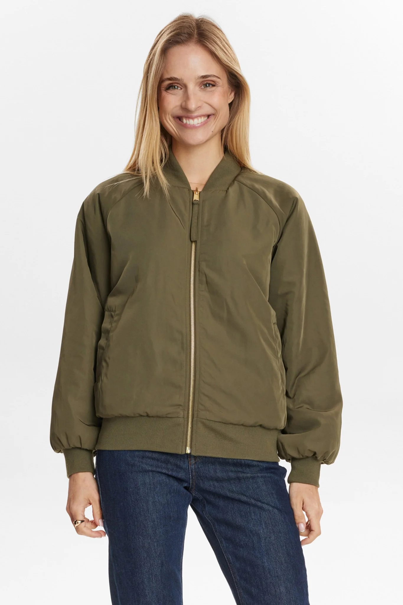 NUETERA REVERSIBLE JACKET - Grape leaf