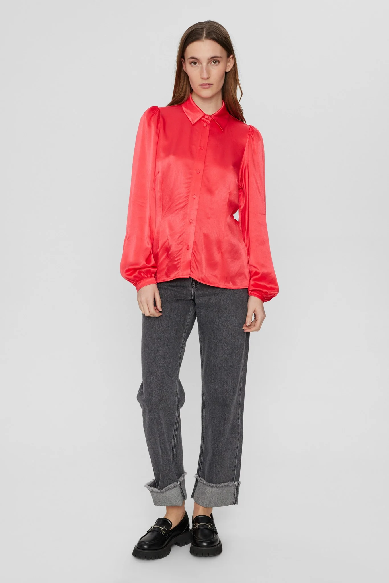 NUEVELYN SHIRT - Teaberry - Image 3