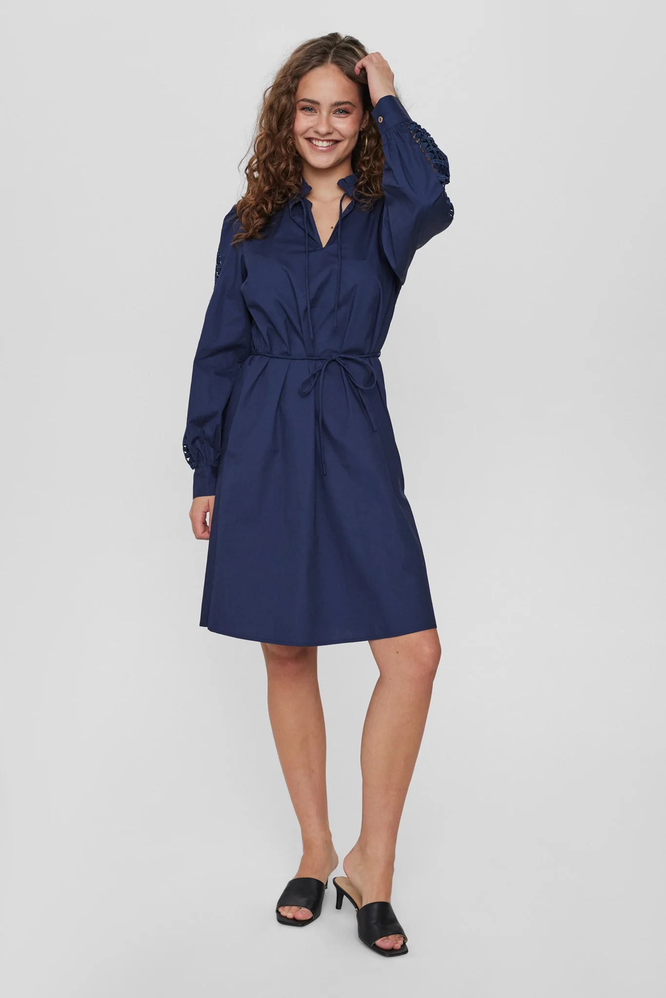 NUEVIE DRESS - Dress Blues - Image 3