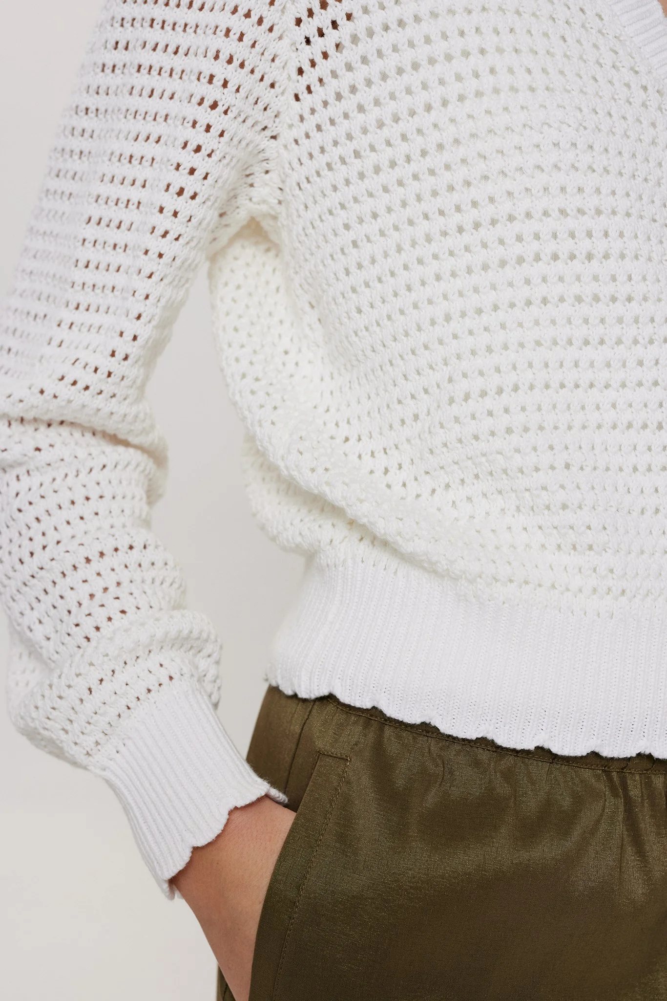 NUFANTIA CARDIGAN  - Cloud Dancer - Image 5