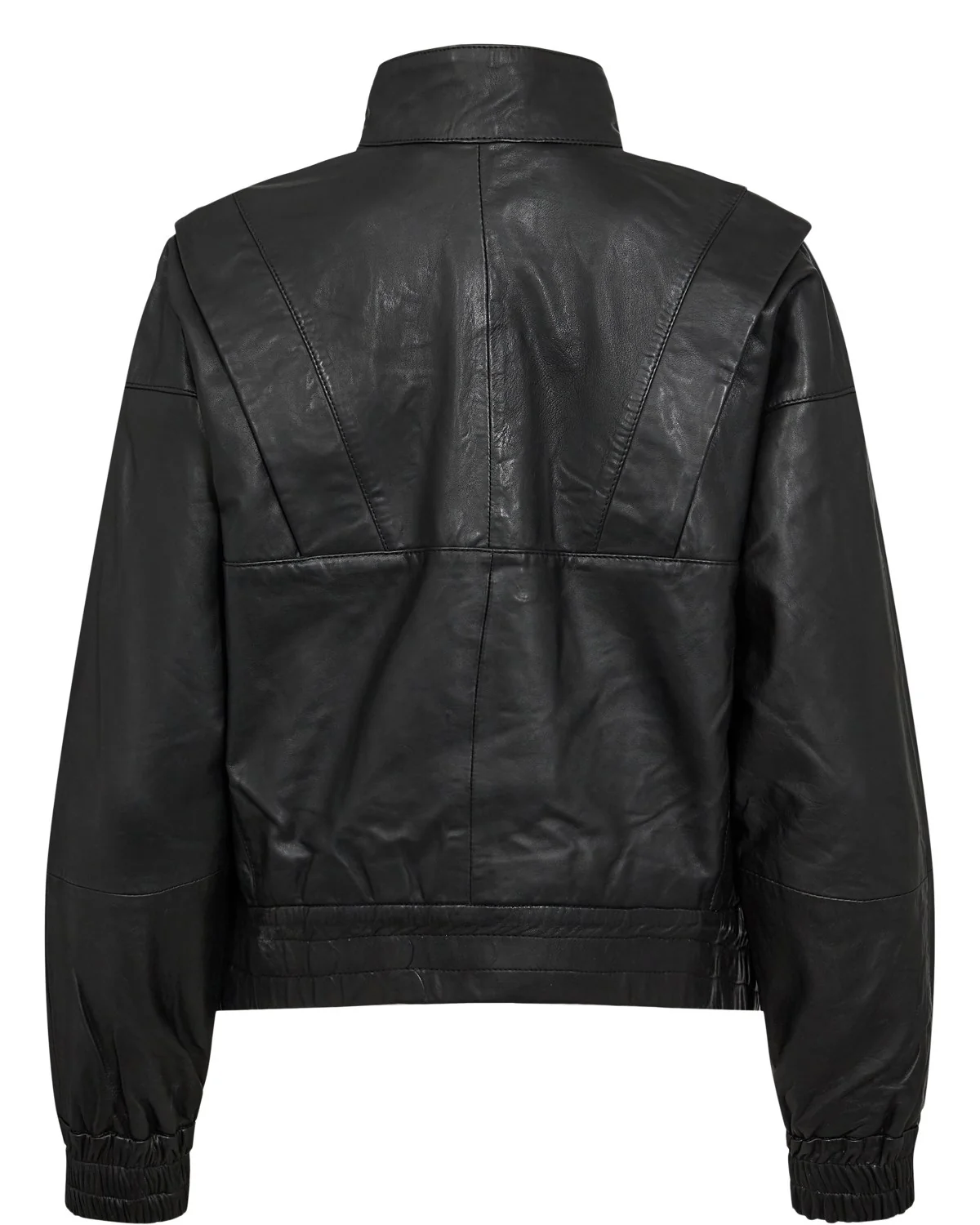 NUFARGO LEATHER JACKET - Caviar - Image 2