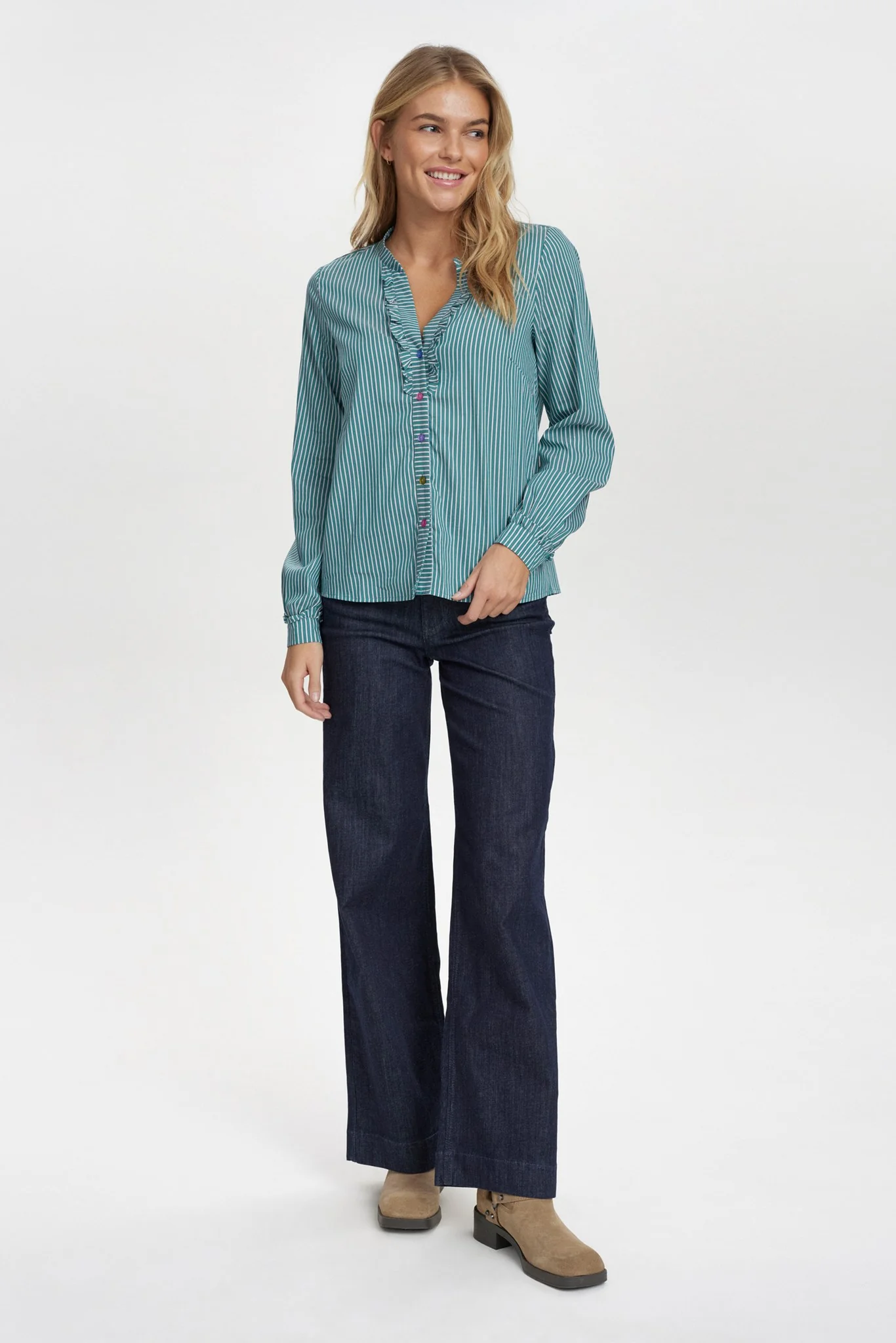 NUFARRAH SHIRT - Cadmium Green - Image 3