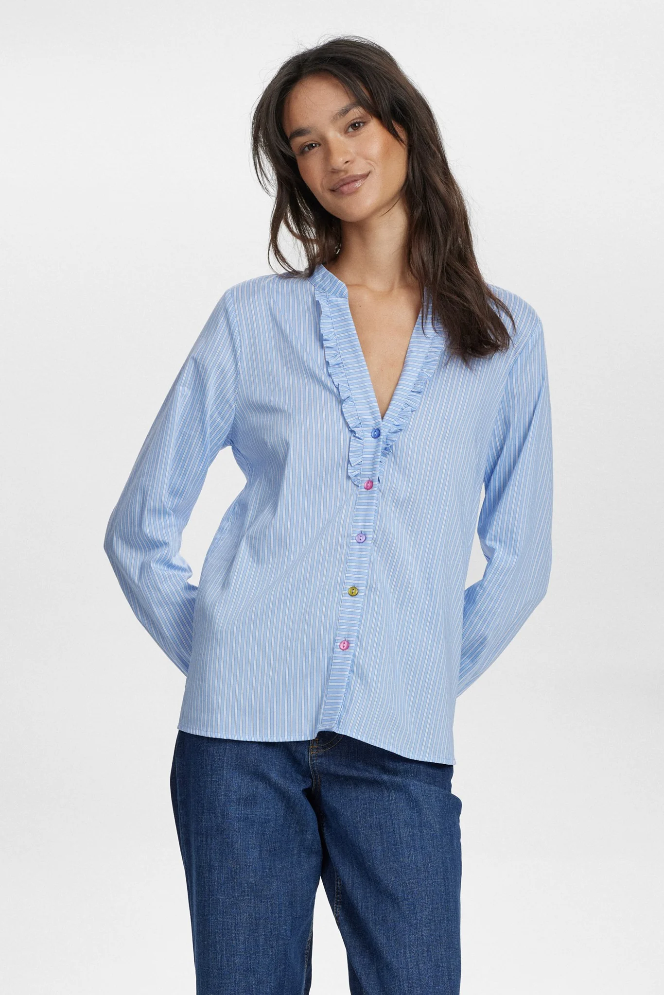 NUFARRAH SHIRT - Granada Sky