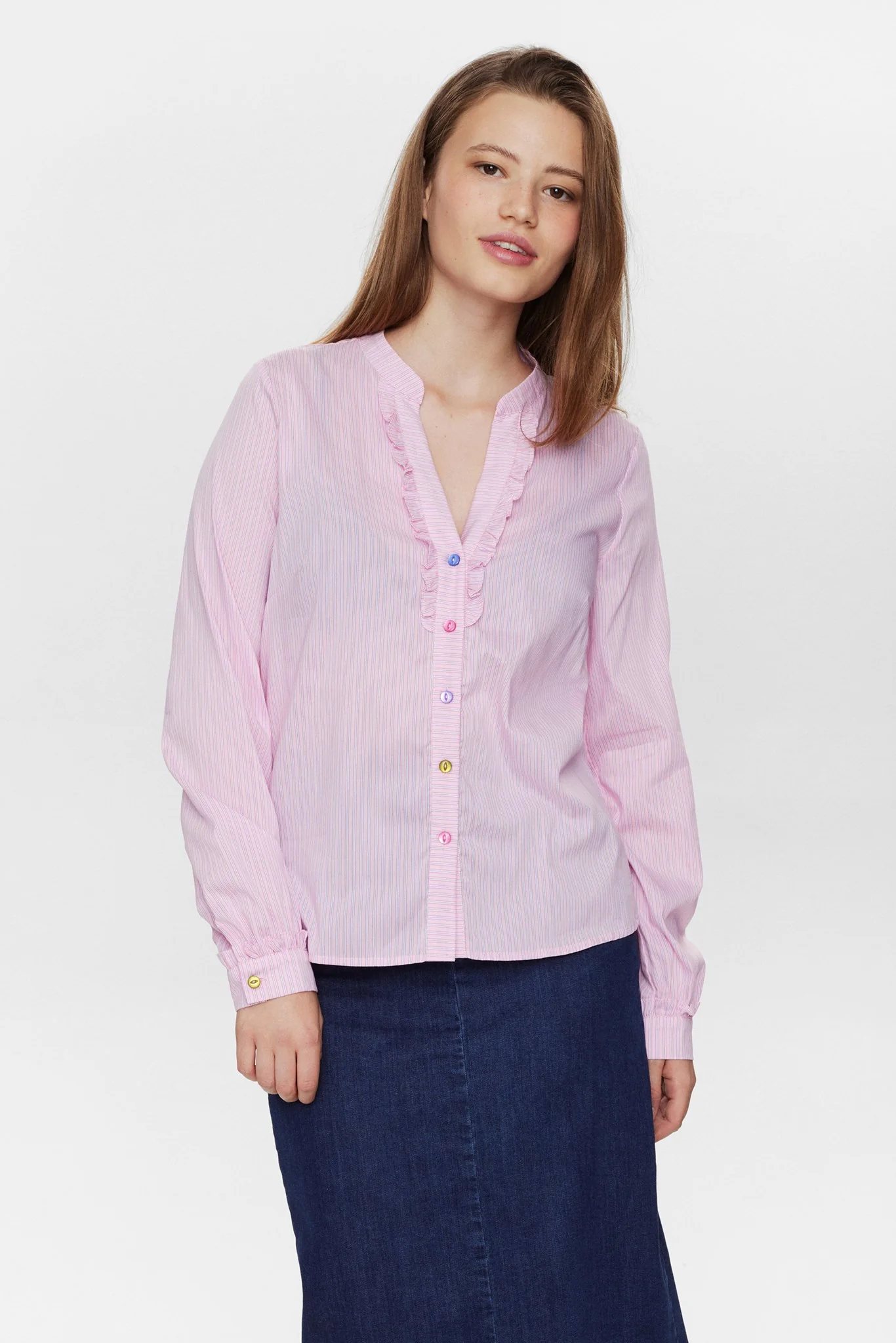 NUFARRAH SHIRT - Pink Lady