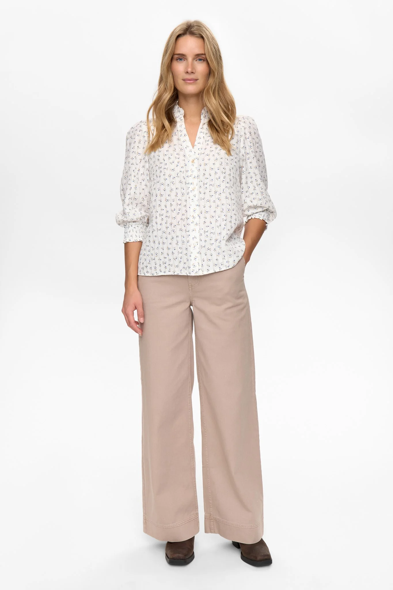 NUFENJA SHIRT - Gray Blue - Image 3
