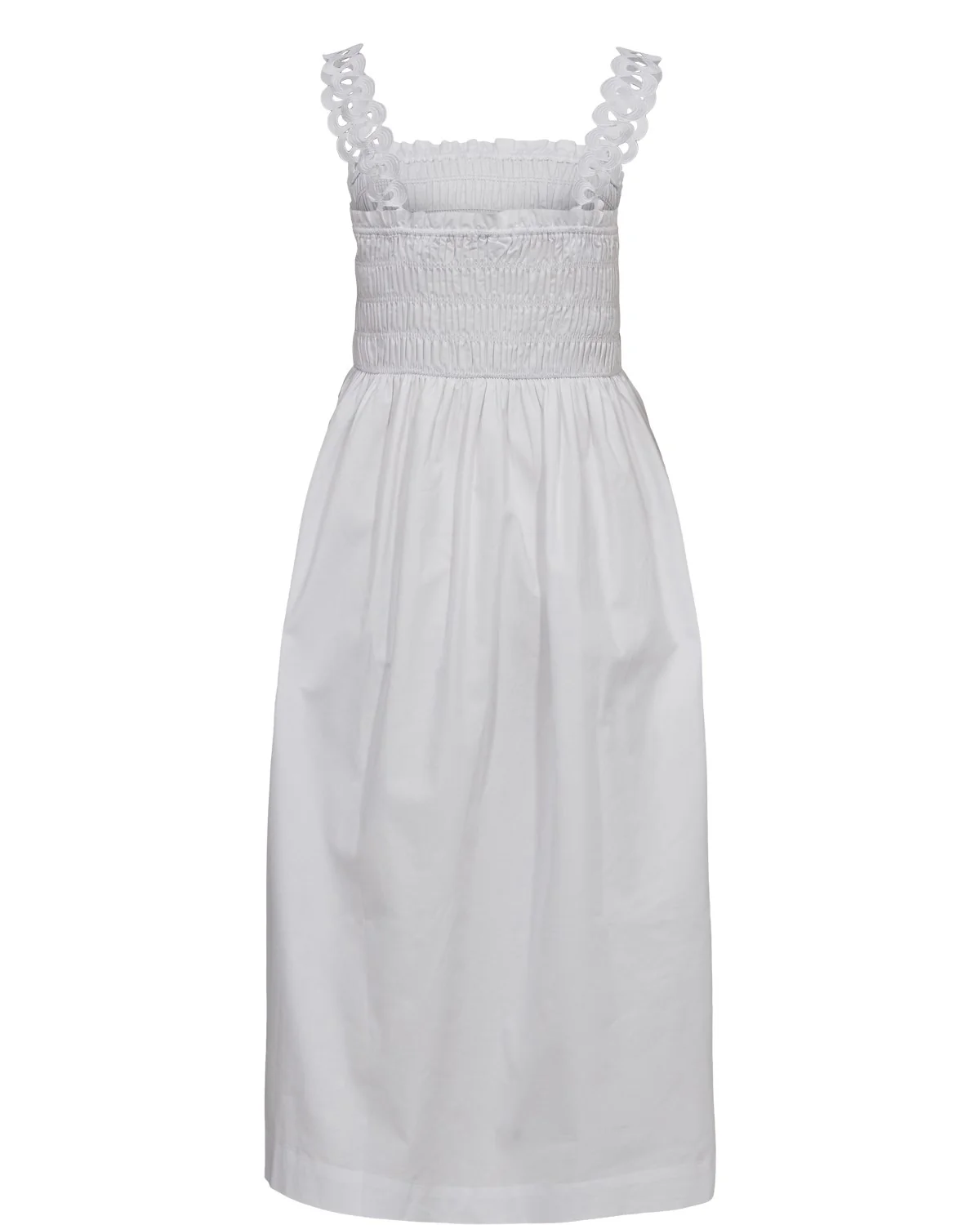 NUFIA STRAP DRESS - Bright White - Image 2
