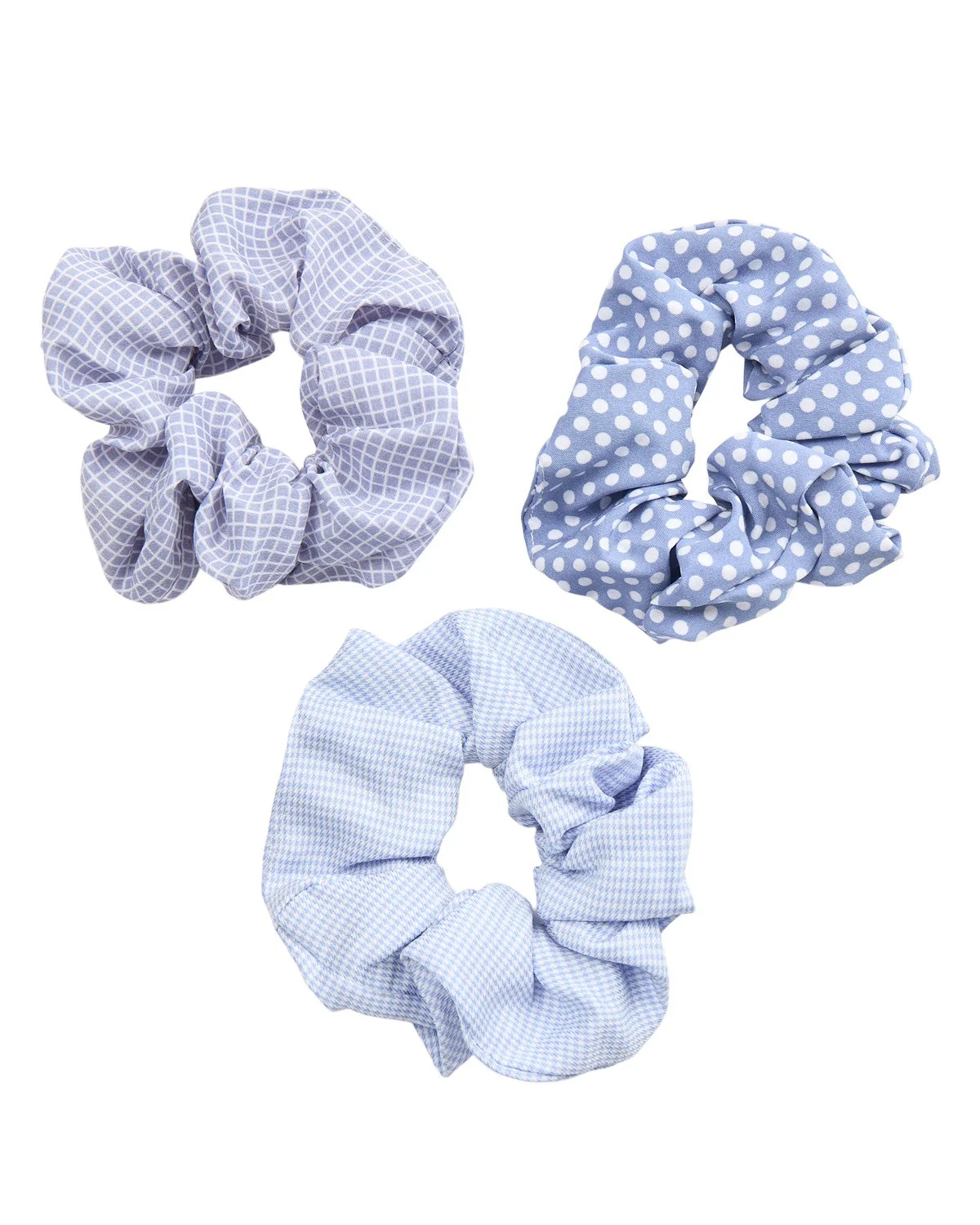 NUFILLINA 3-PACK SCRUNCHIE - Lustre