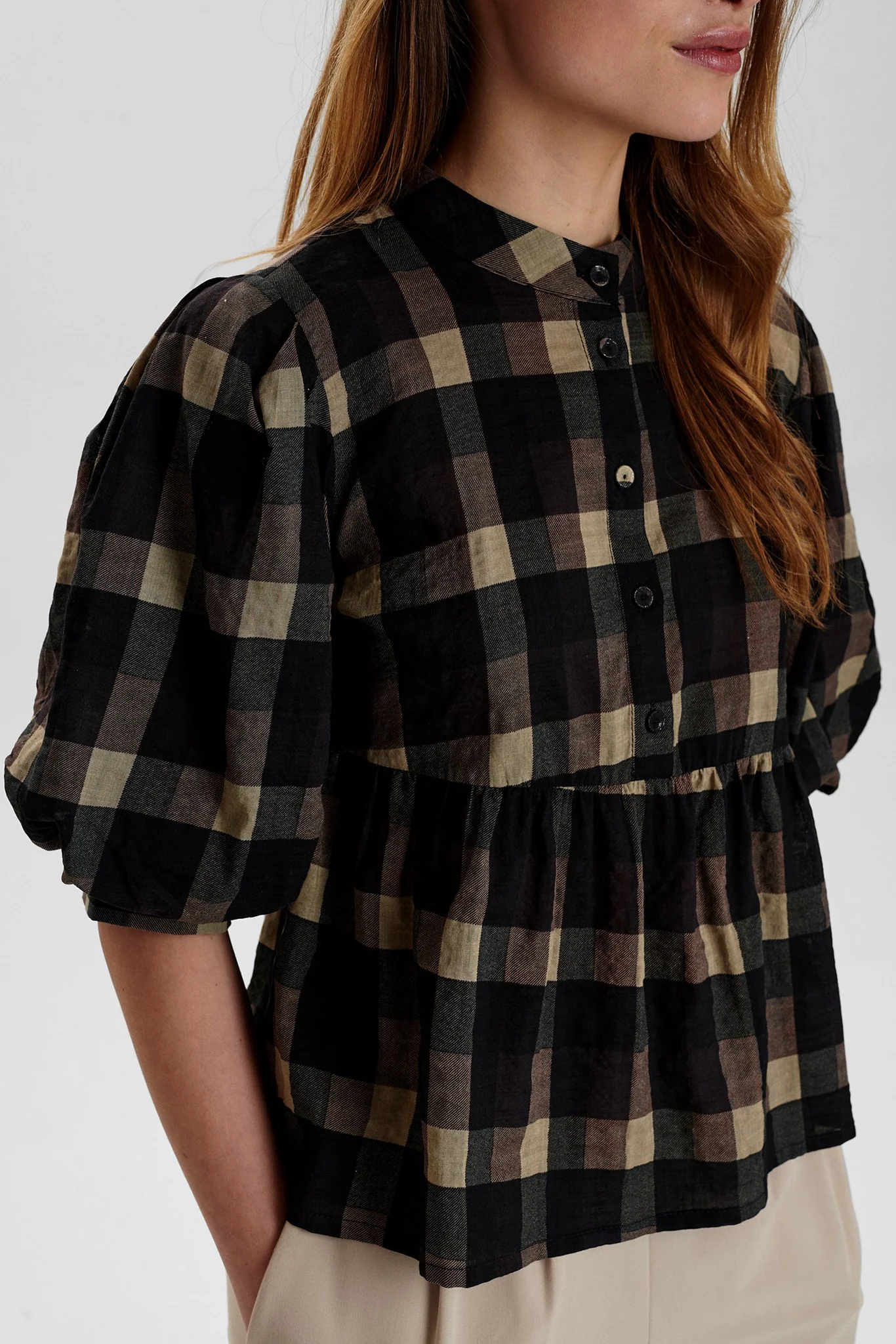 NUFIONA BLOUSE - Caviar - Image 4