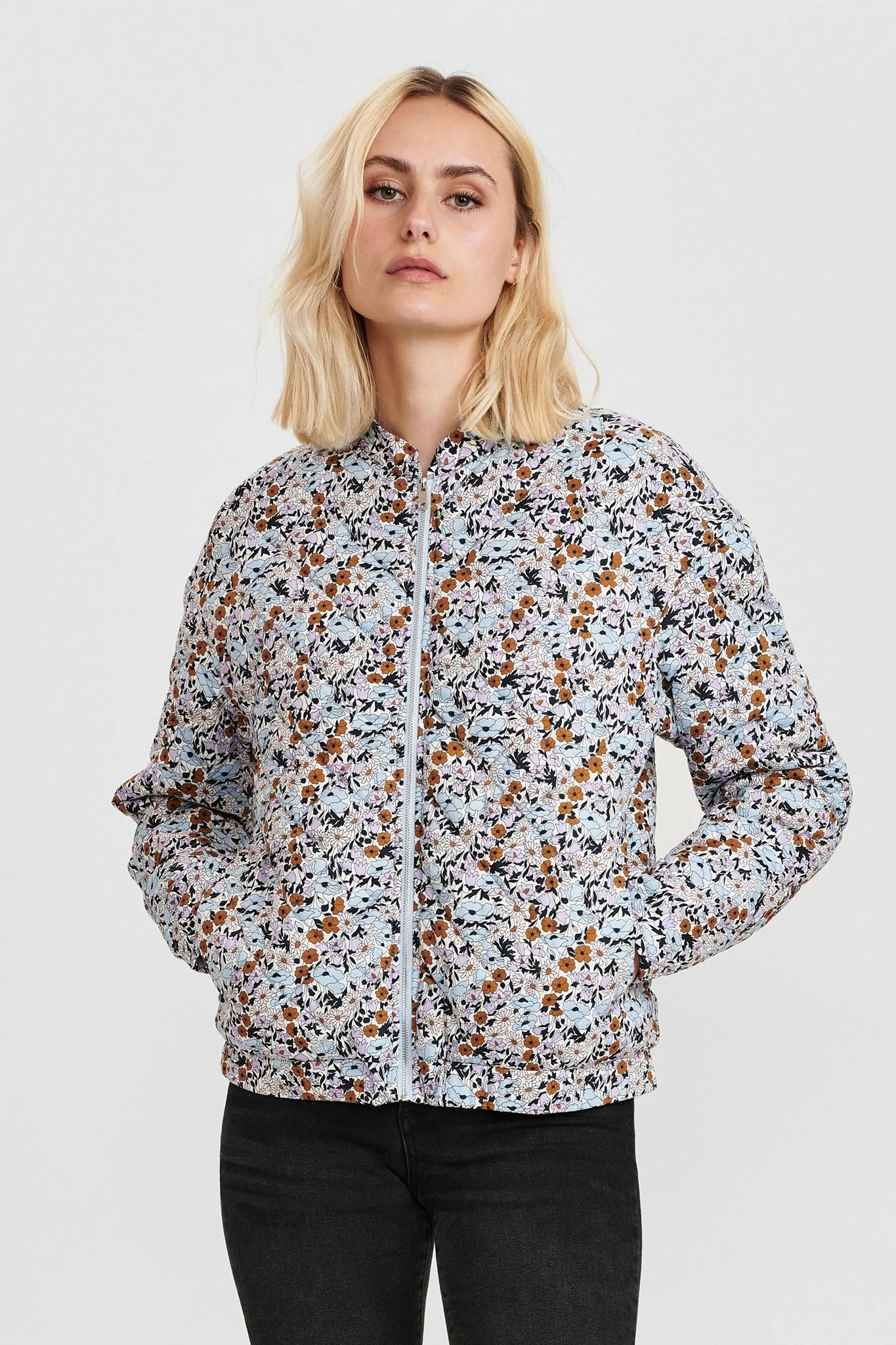 NUFLEUR JACKET - Cashmere Blue