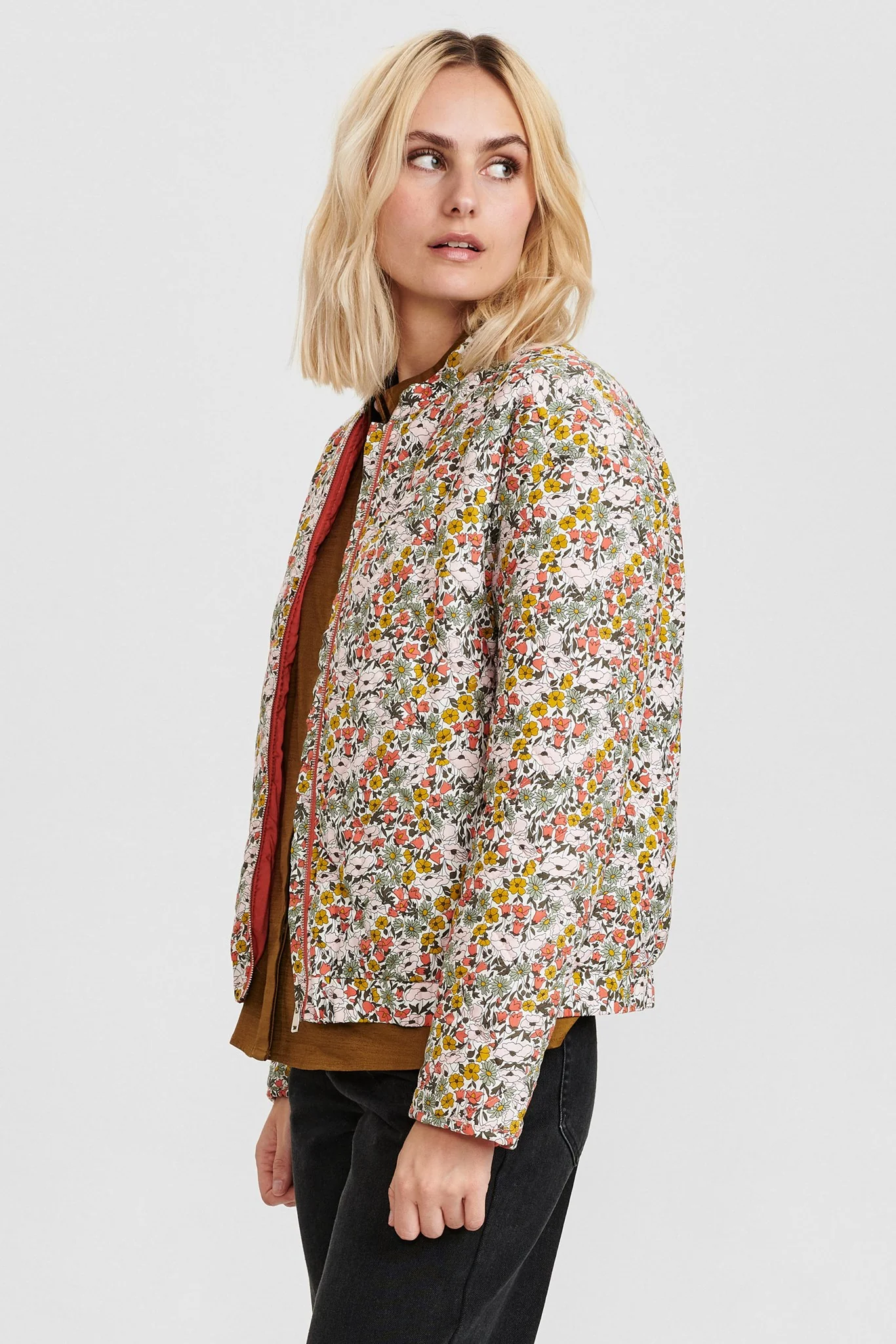 NUFLEUR JACKET - Chalk Pink