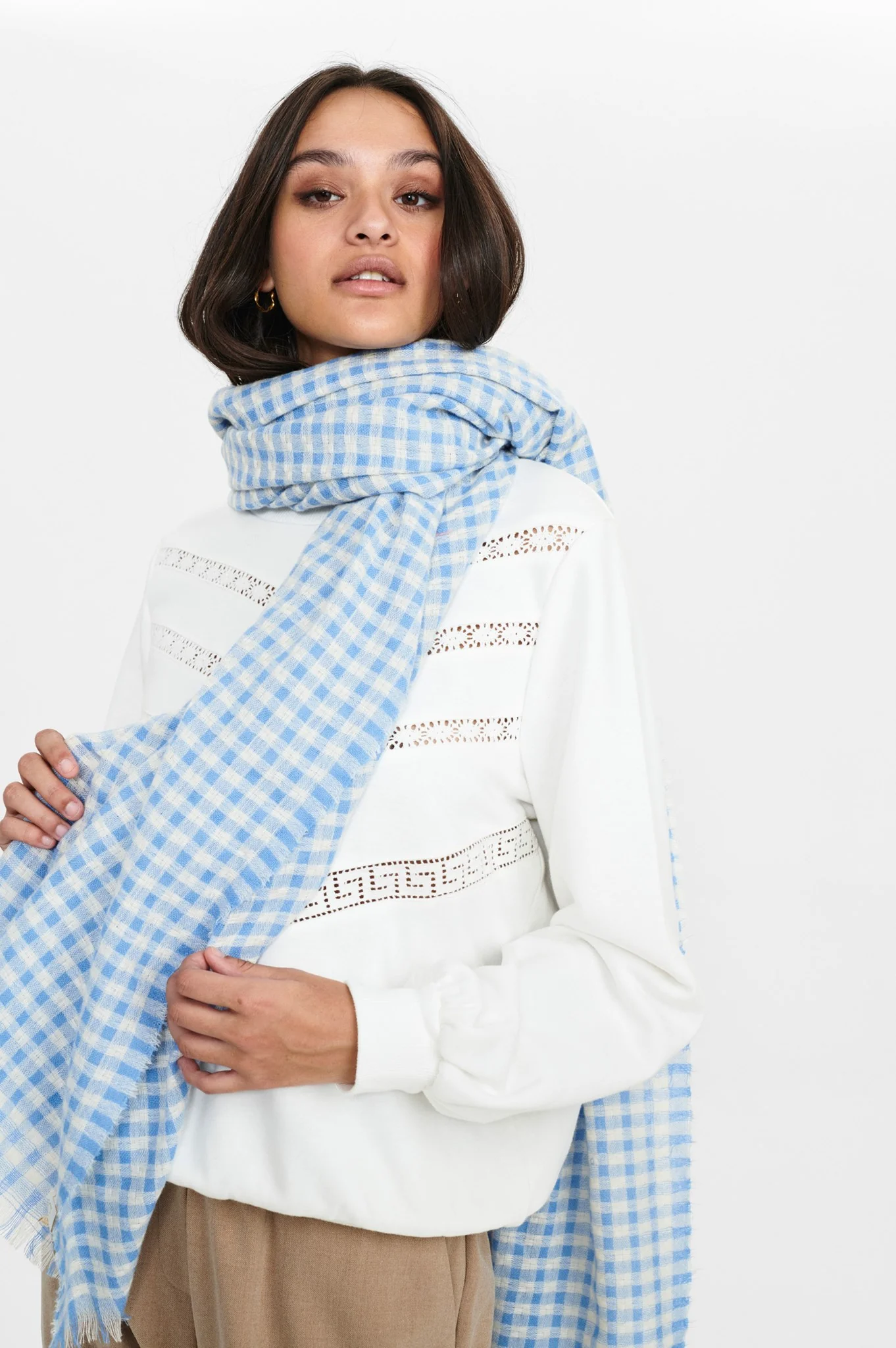 NUFLEURIE SCARF - Della Robbia Blue