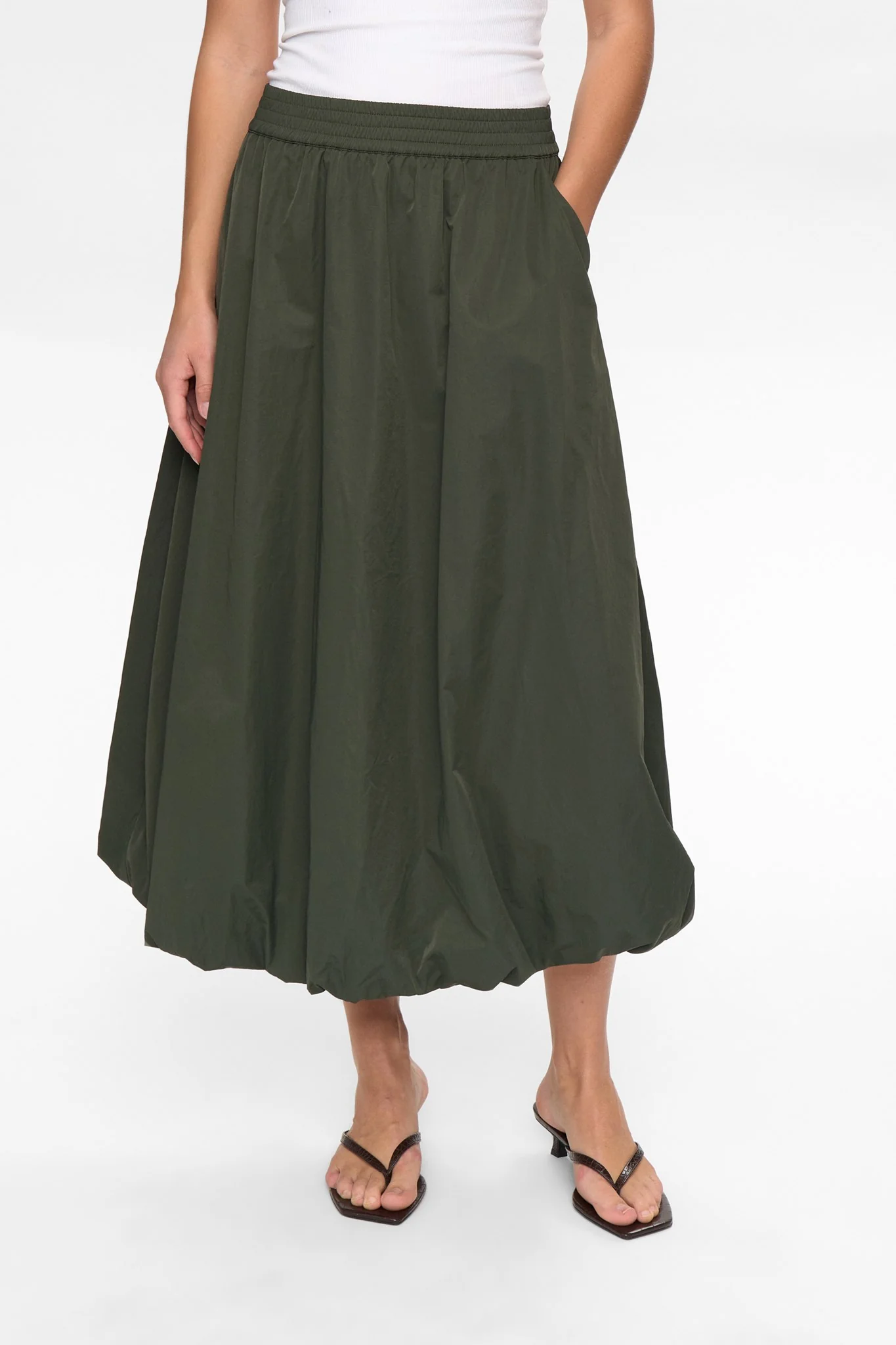 NUFRANKIE BALLOON SKIRT - Rosin