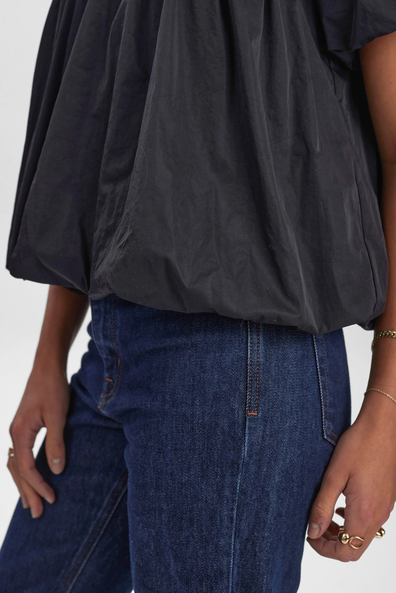 NUFRANKIE BLOUSE - Caviar - Image 5
