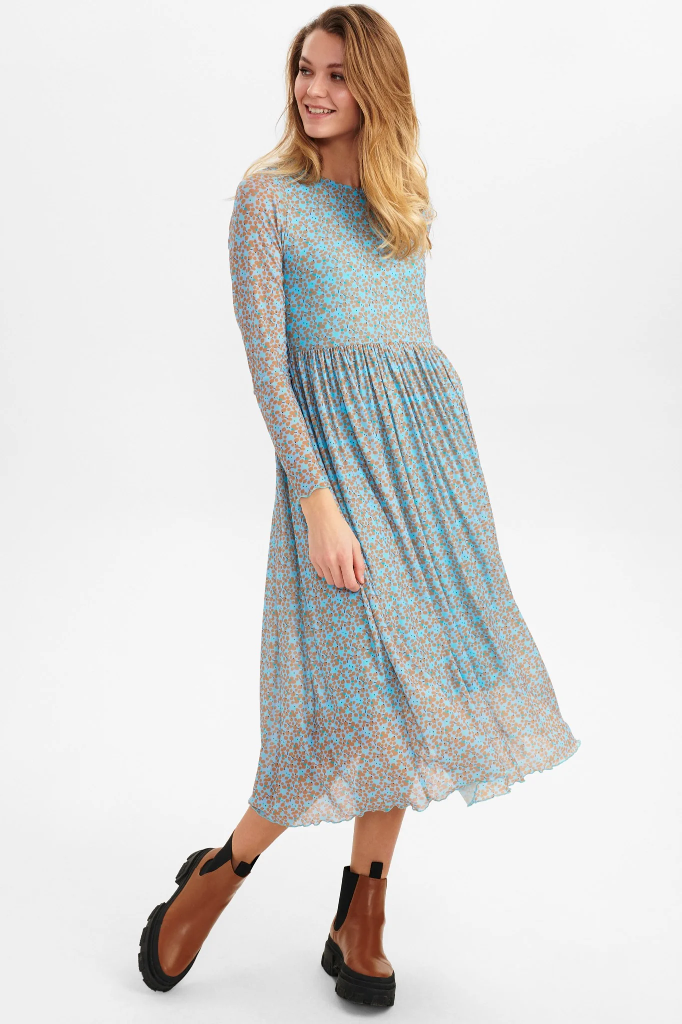 NUFREJA DRESS - Blue Bell - Image 3