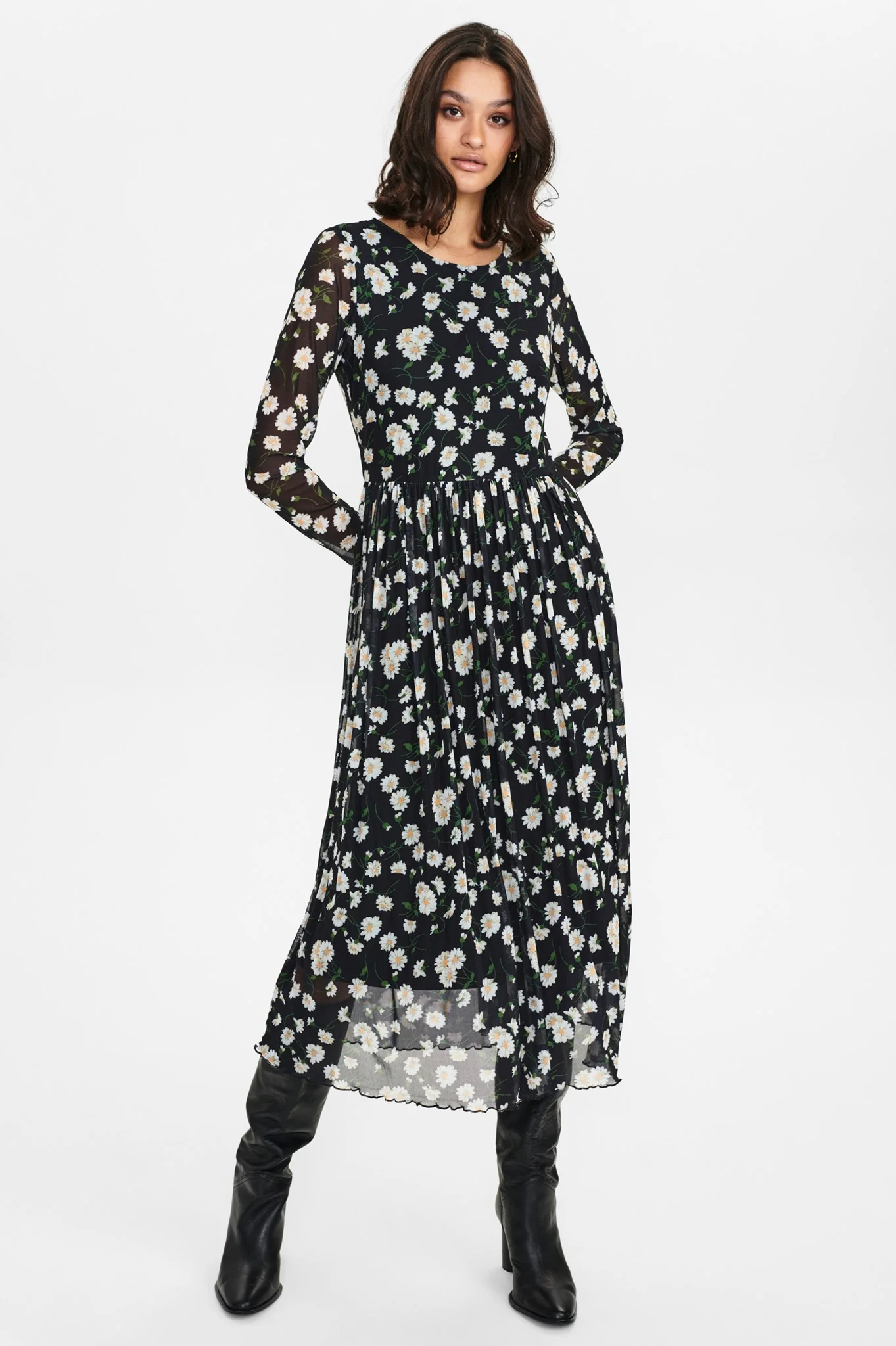 NUFREJA DRESS - Bright White - Image 3