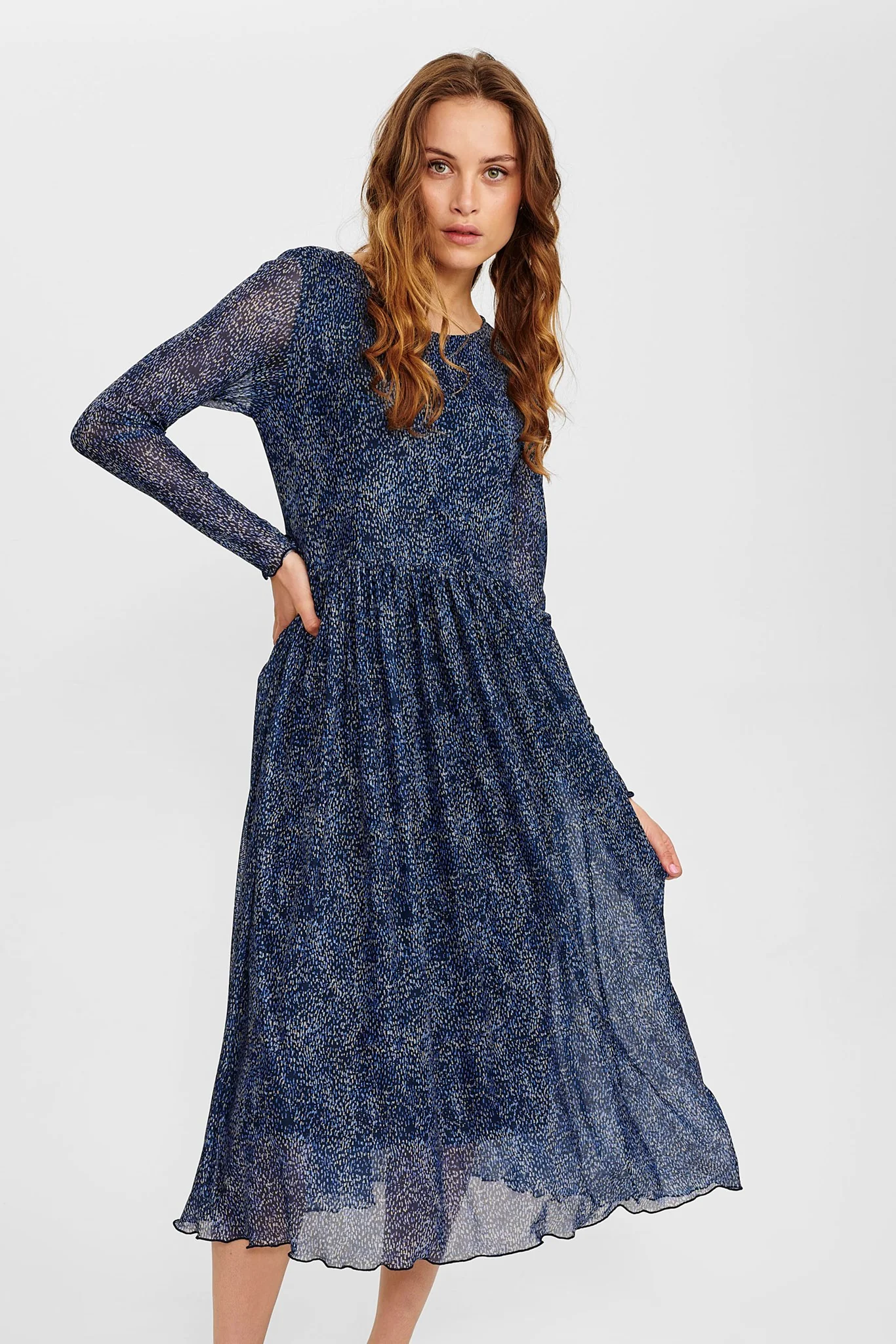 NUFREJA DRESS - Dark Sapphire