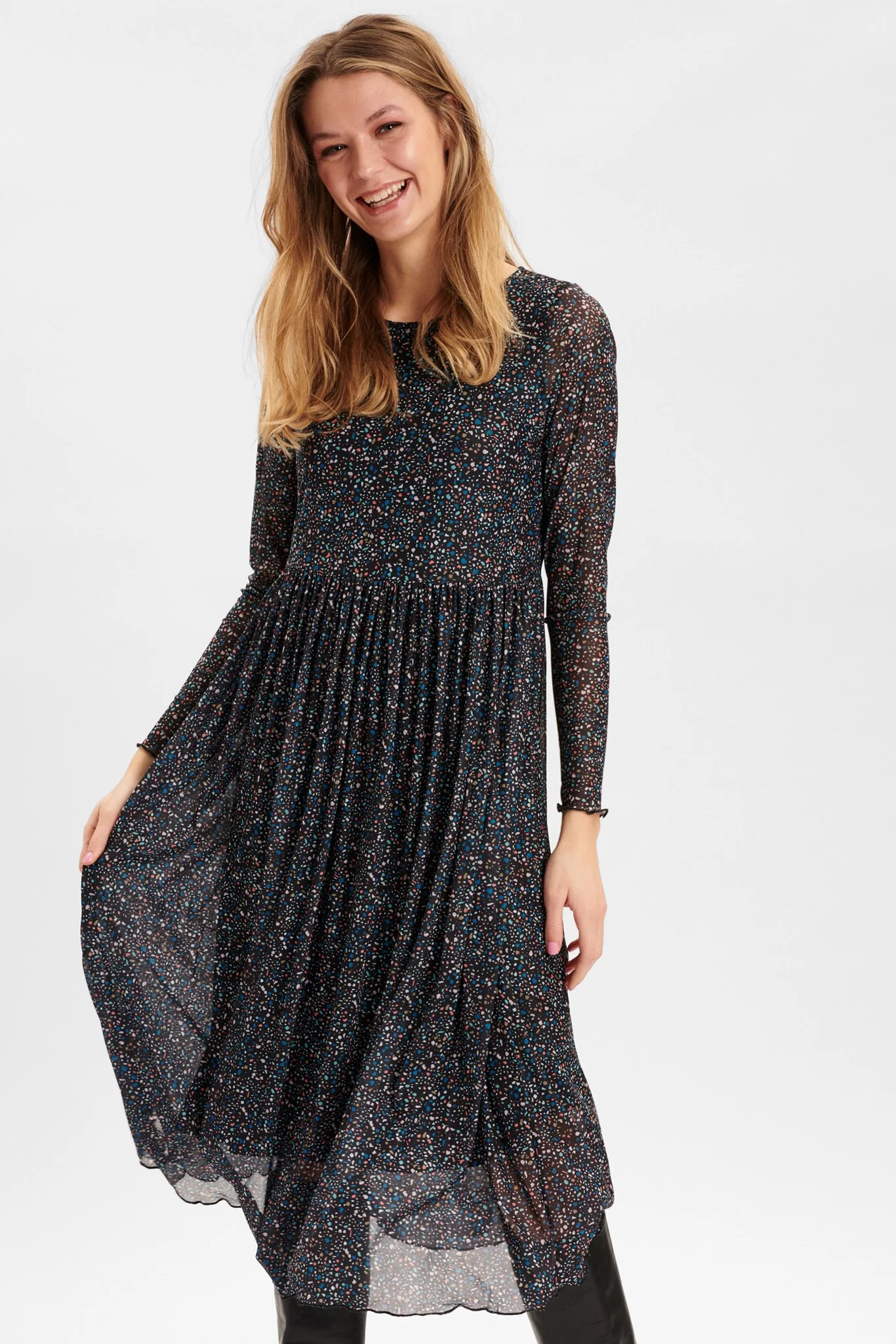 NUFREJA DRESS - Dark Sapphire