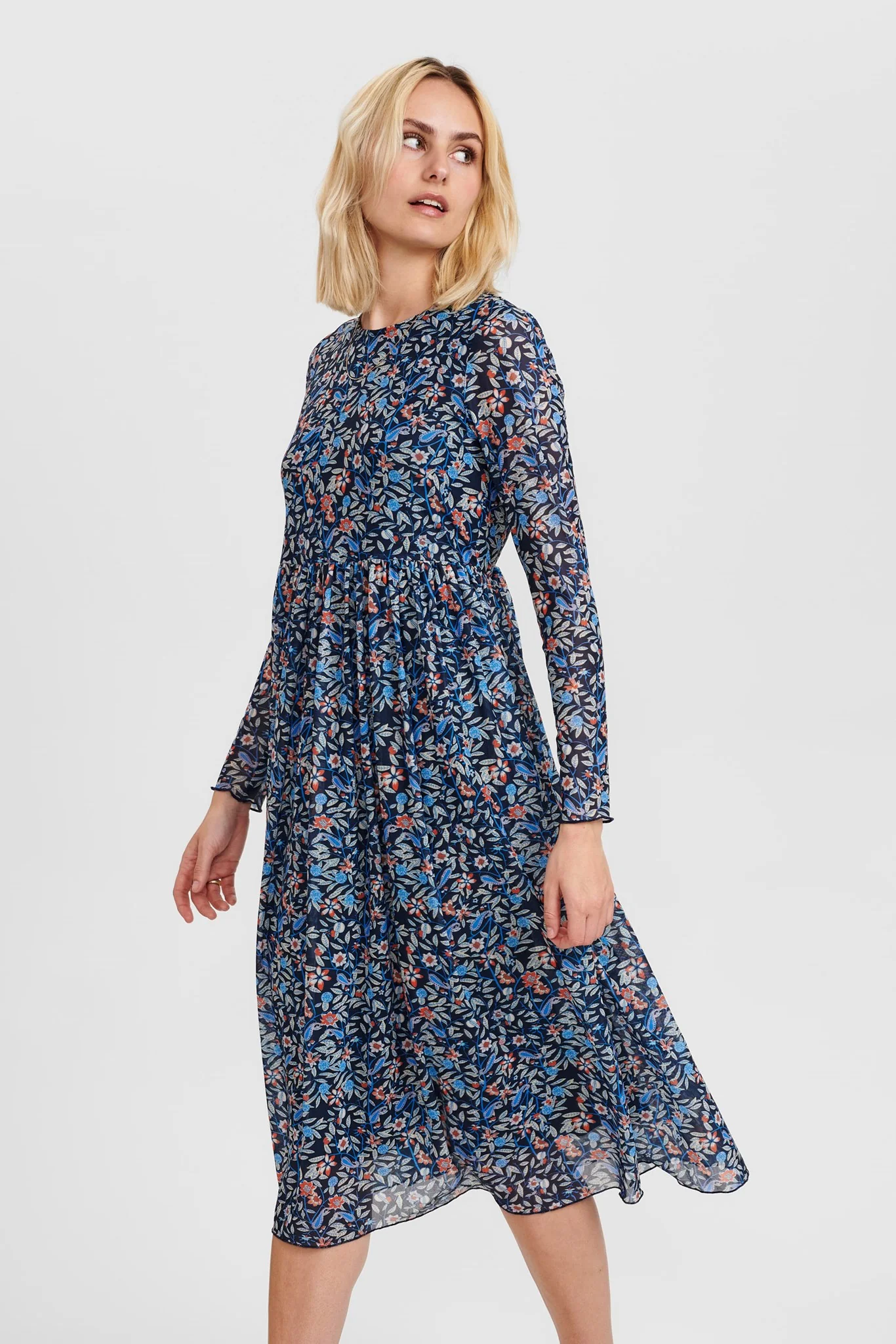 NUFREJA DRESS - Dark Sapphire