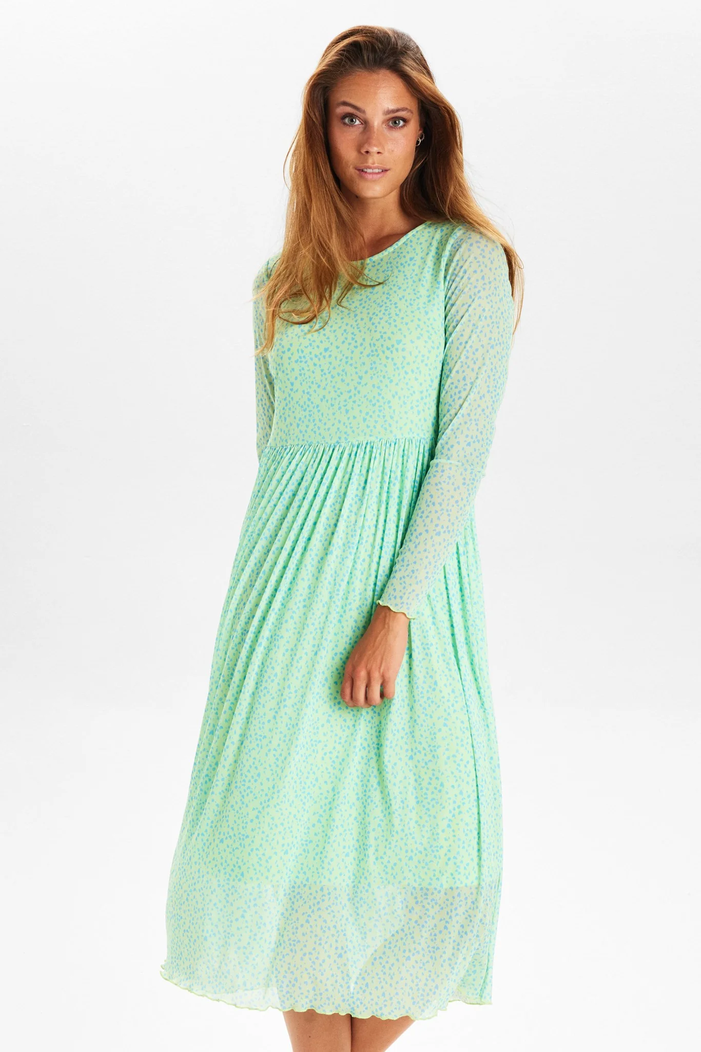 NUFREJA DRESS - Patina Green