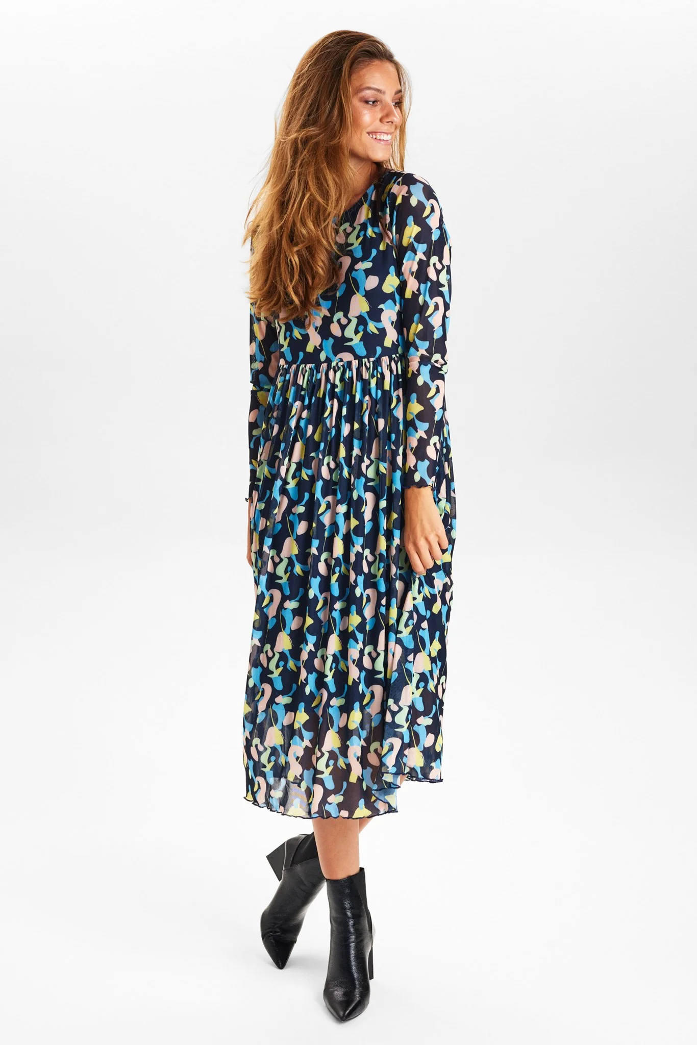NUFREJA DRESS - Peach Melba - Image 3