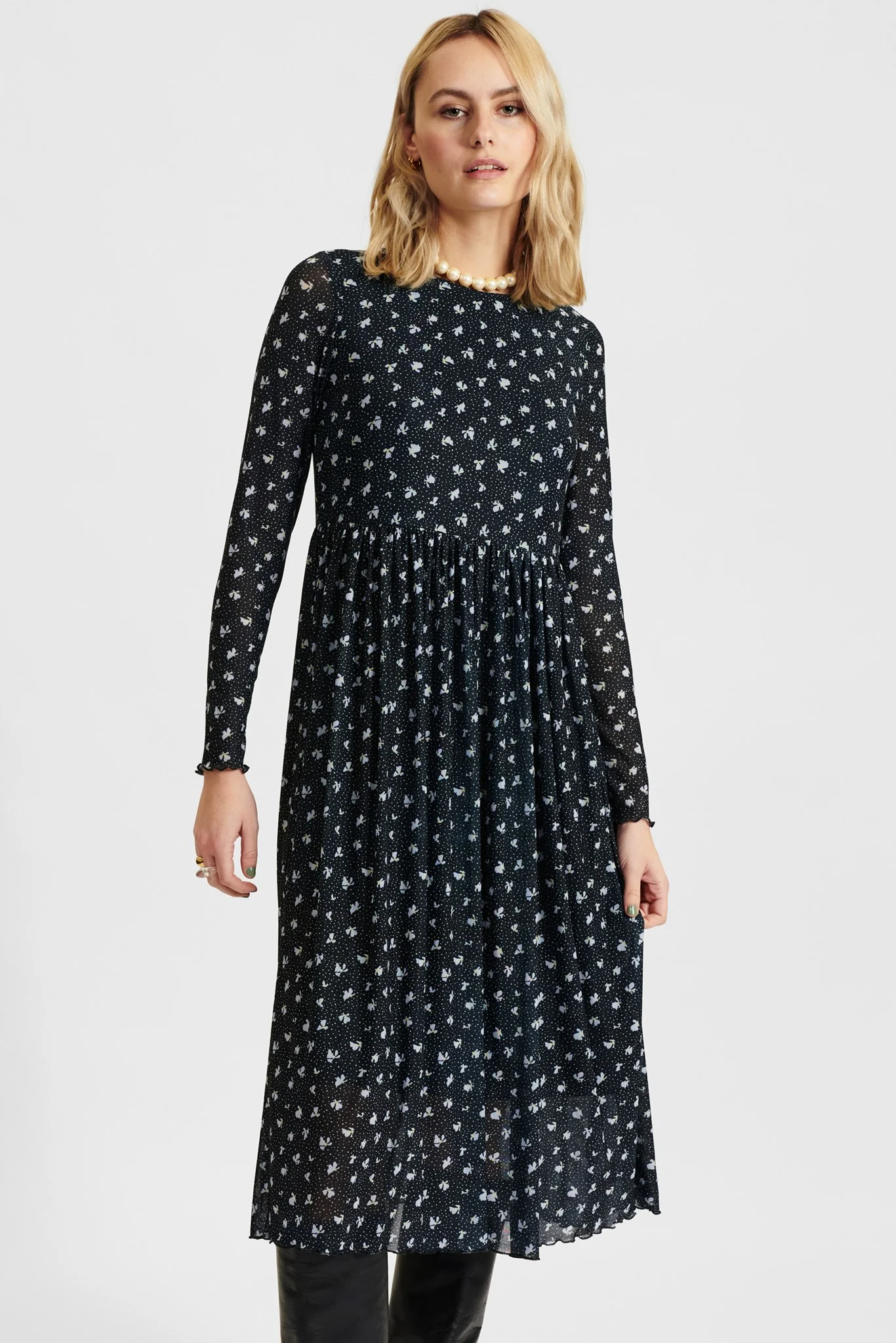 NUFREJA DRESS - Purple Heather