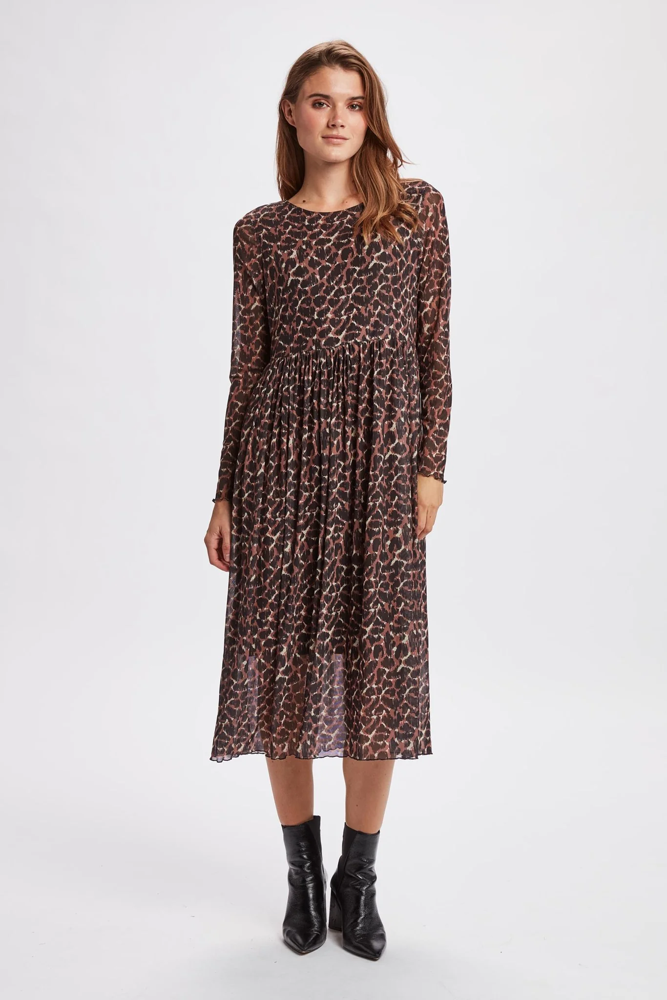 NUFREJA LEO DRESS - Nutmeg - Image 3