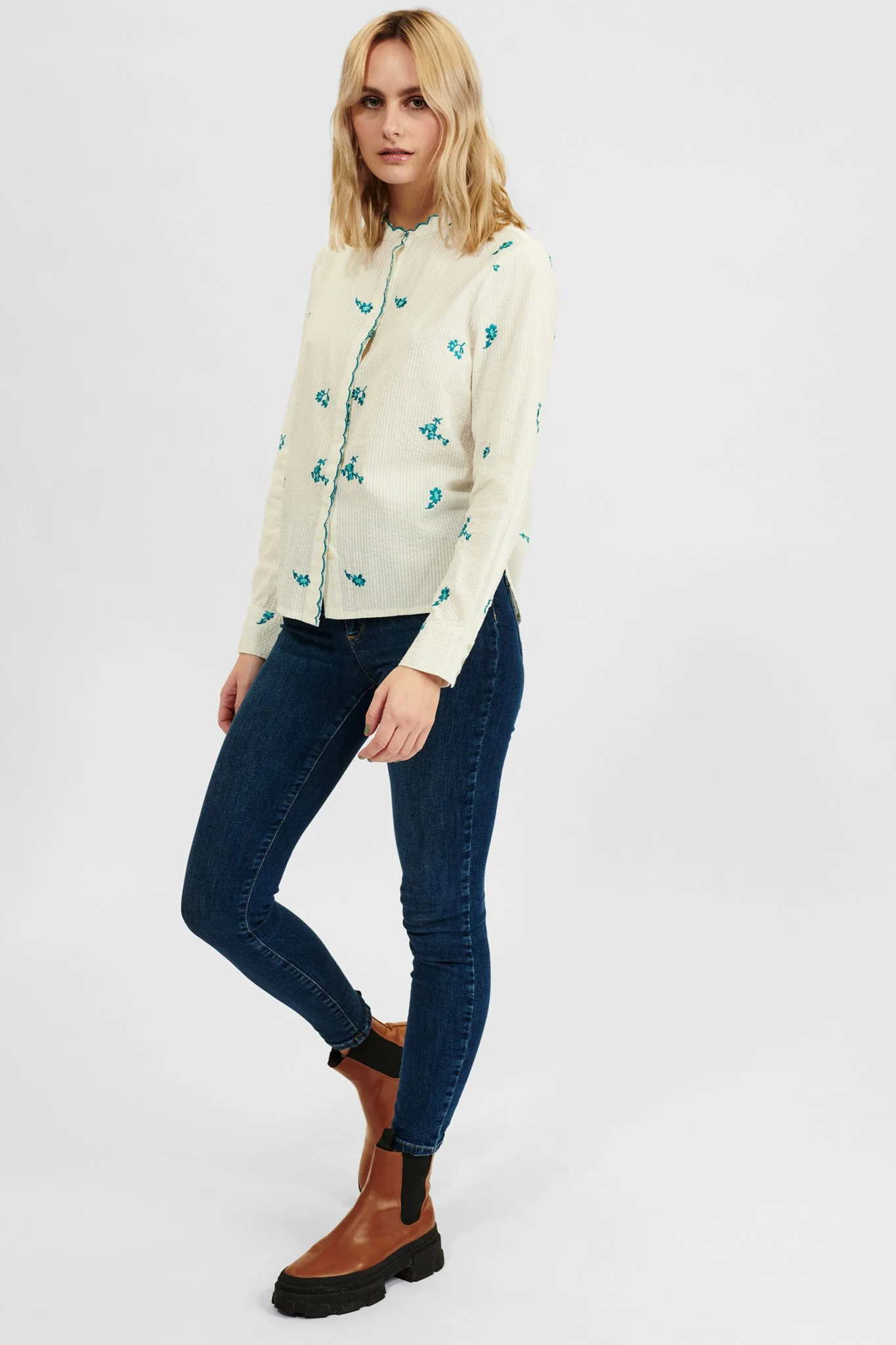 NUFRIDA SHIRT - Cloud Dancer - Image 3