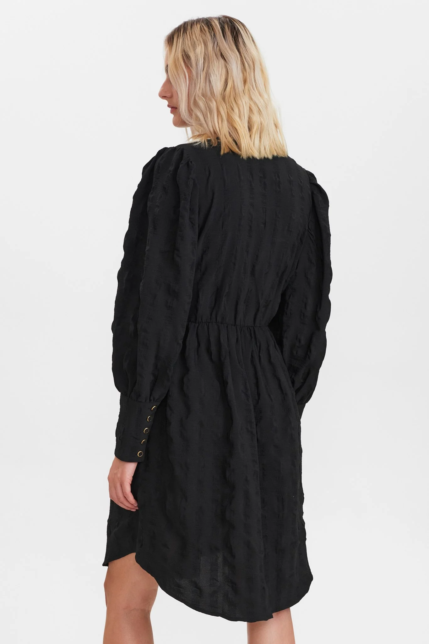 NUFUFILINE DRESS - Caviar - Image 2