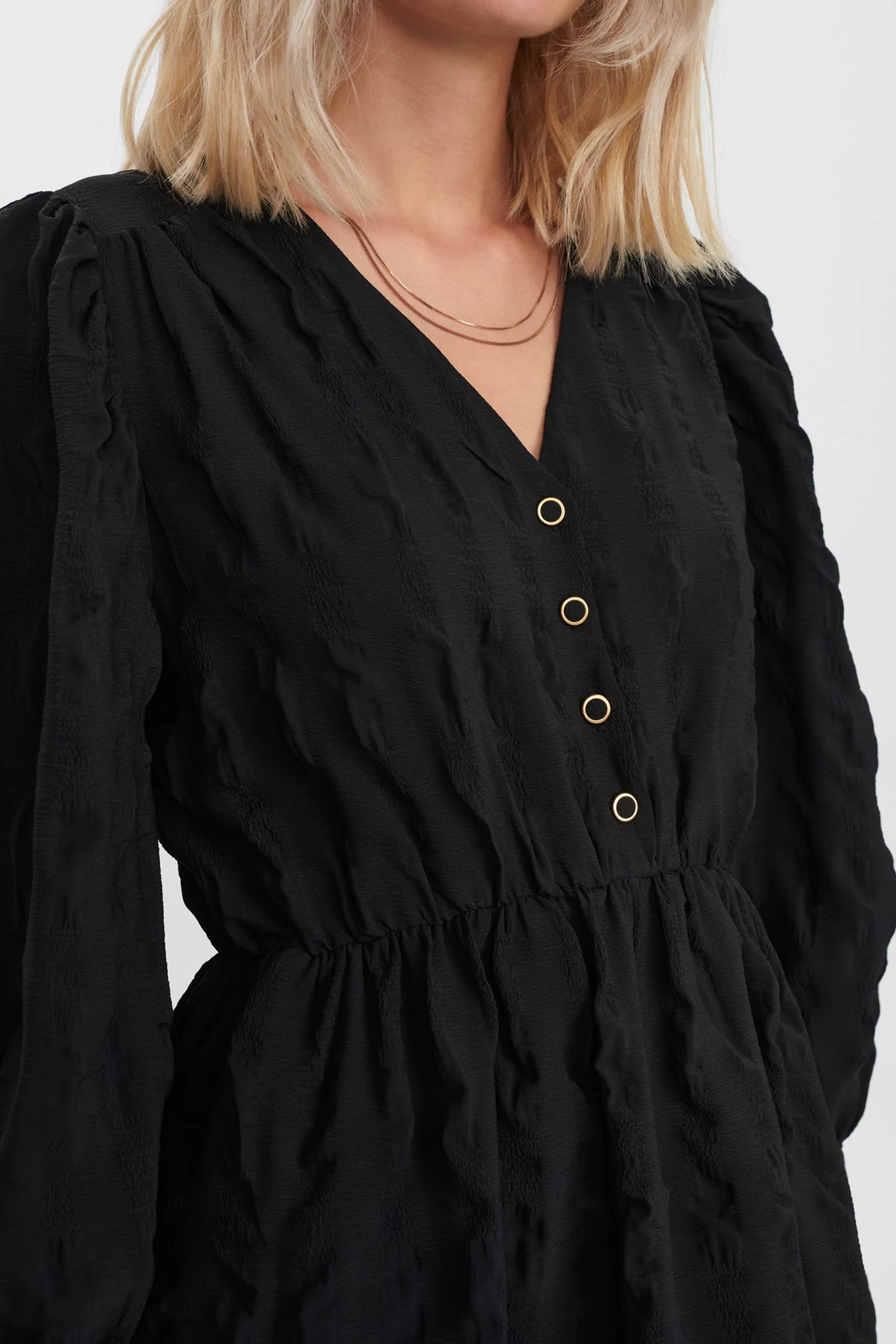 NUFUFILINE DRESS - Caviar - Image 5