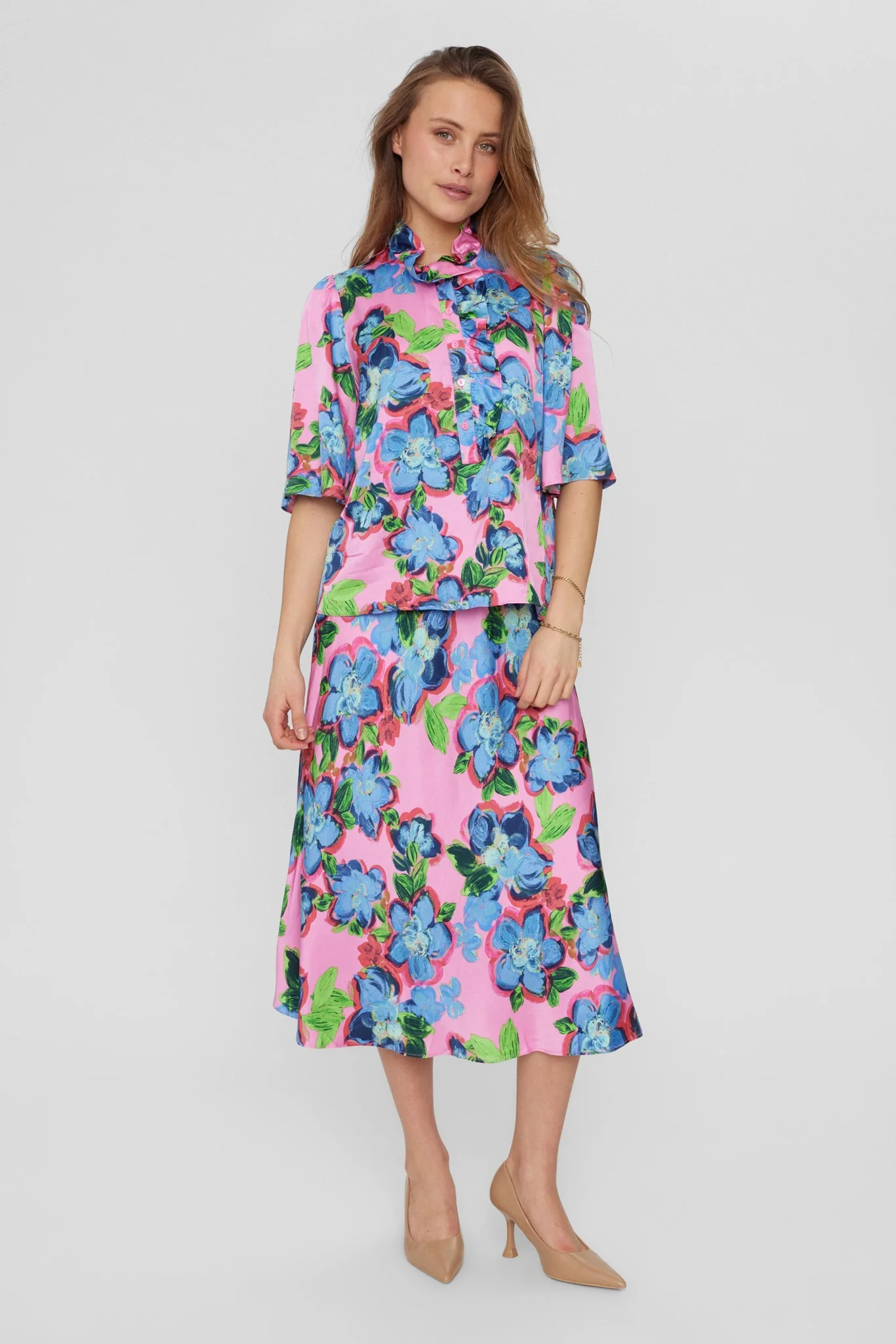 NUGABBY BLOUSE - Fuchsia Pink - Image 6