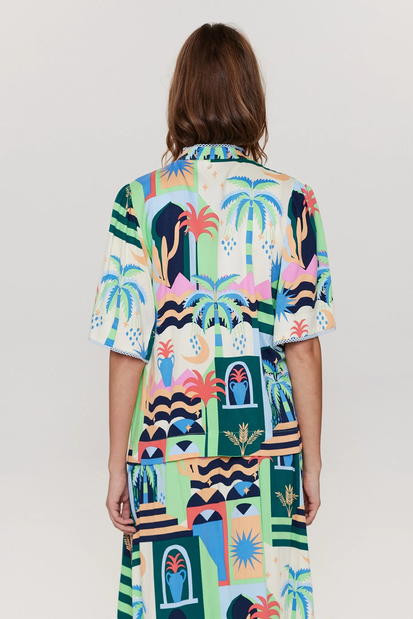 NUGABRIELLA TOP - Summer Green - Image 2